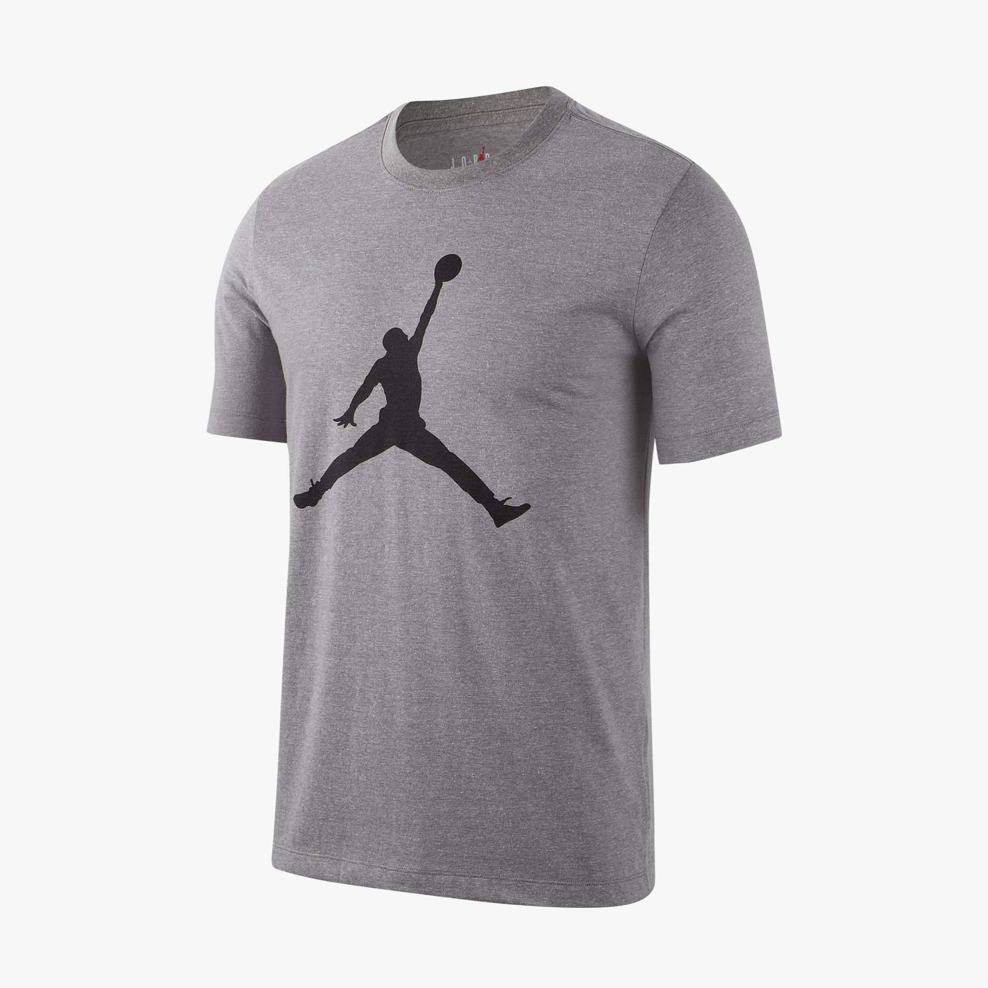  Jordan Jumpman Crew Erkek Gri T-shirt