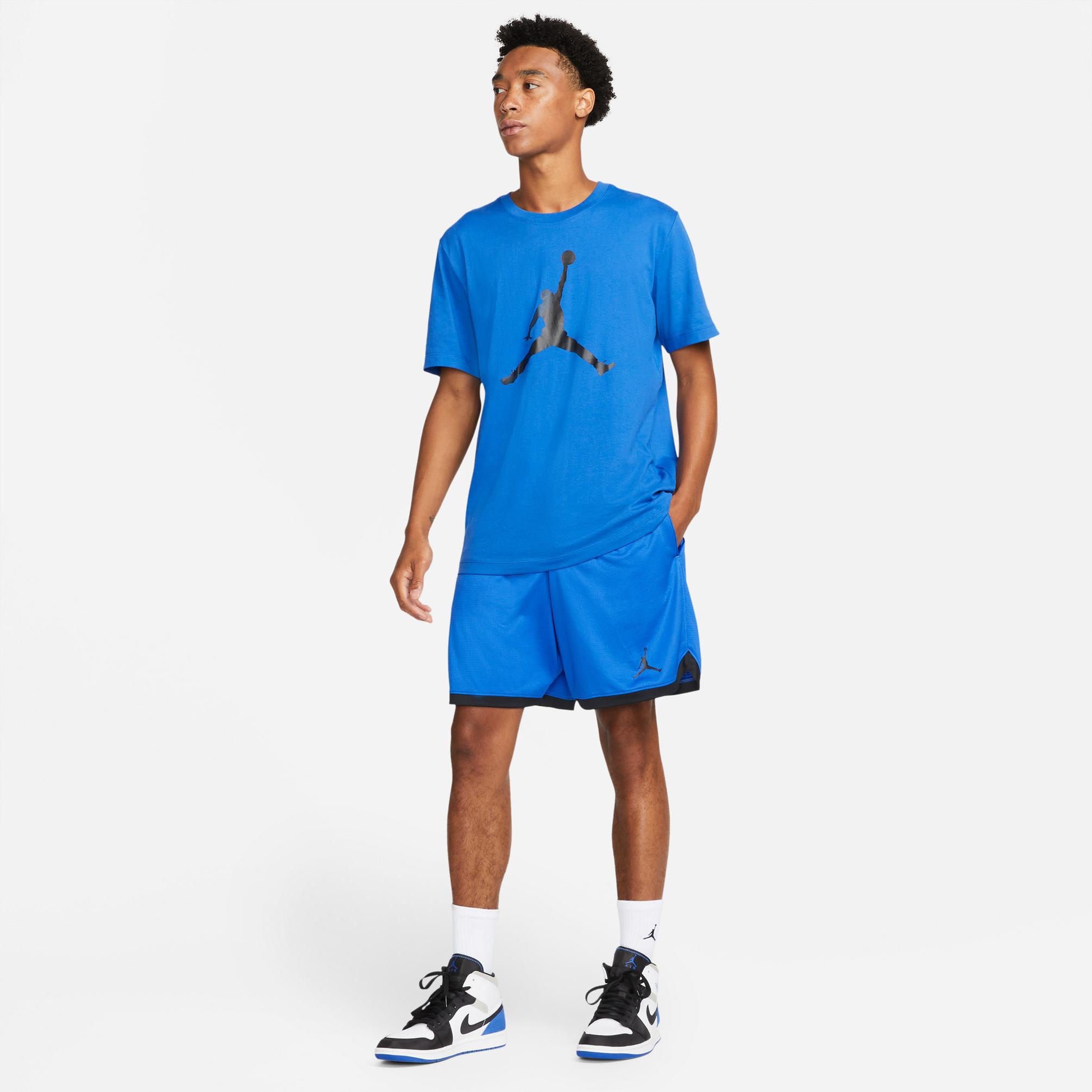  Jordan Jumpman Erkek Mavi T-shirt
