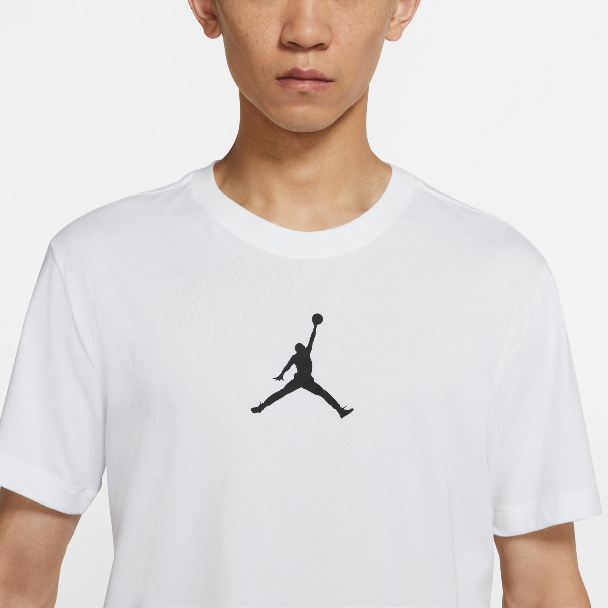 Jordan Jumpman Dri-Fit Erkek Beyaz T-shirt
