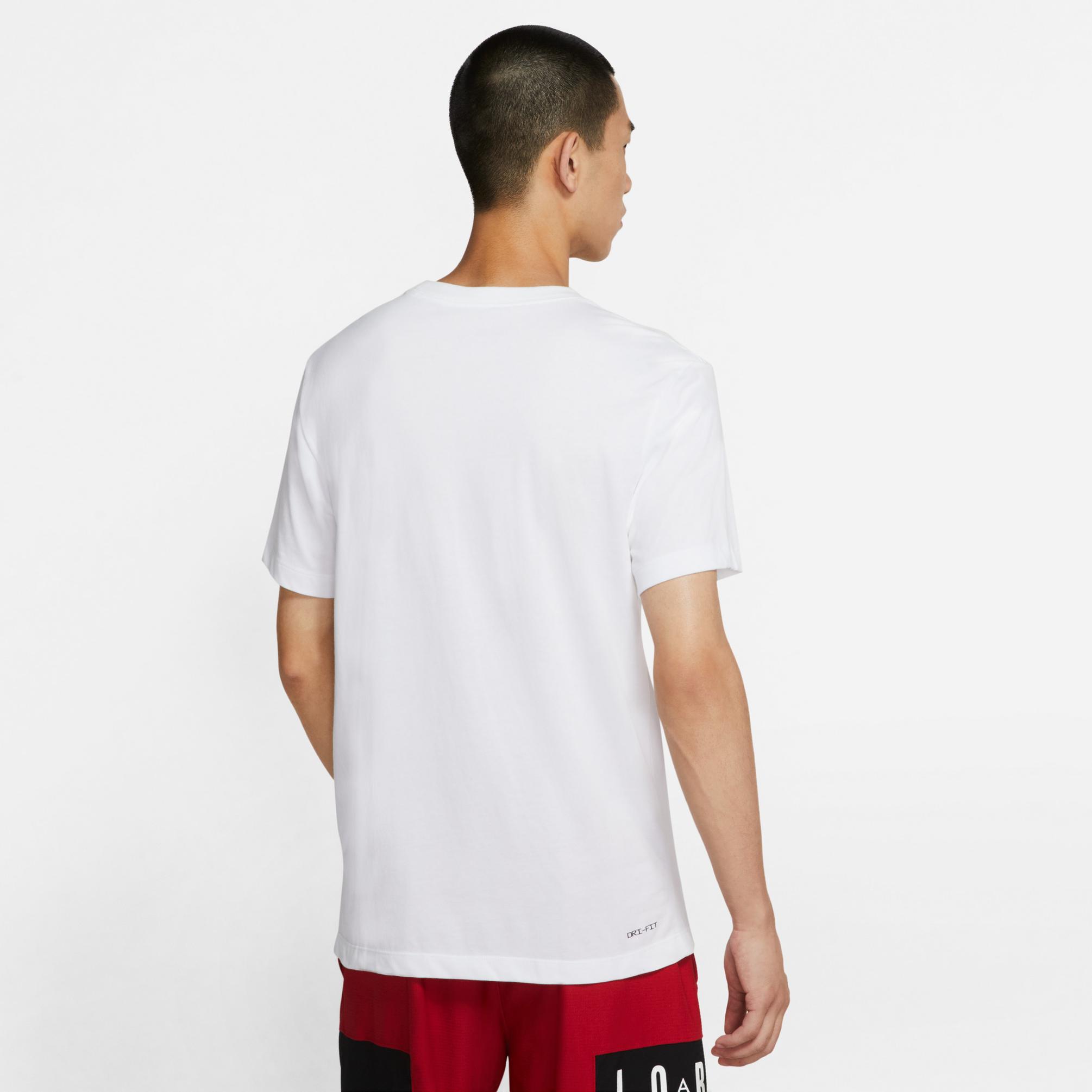  Jordan Jumpman Dri-Fit Erkek Beyaz T-shirt