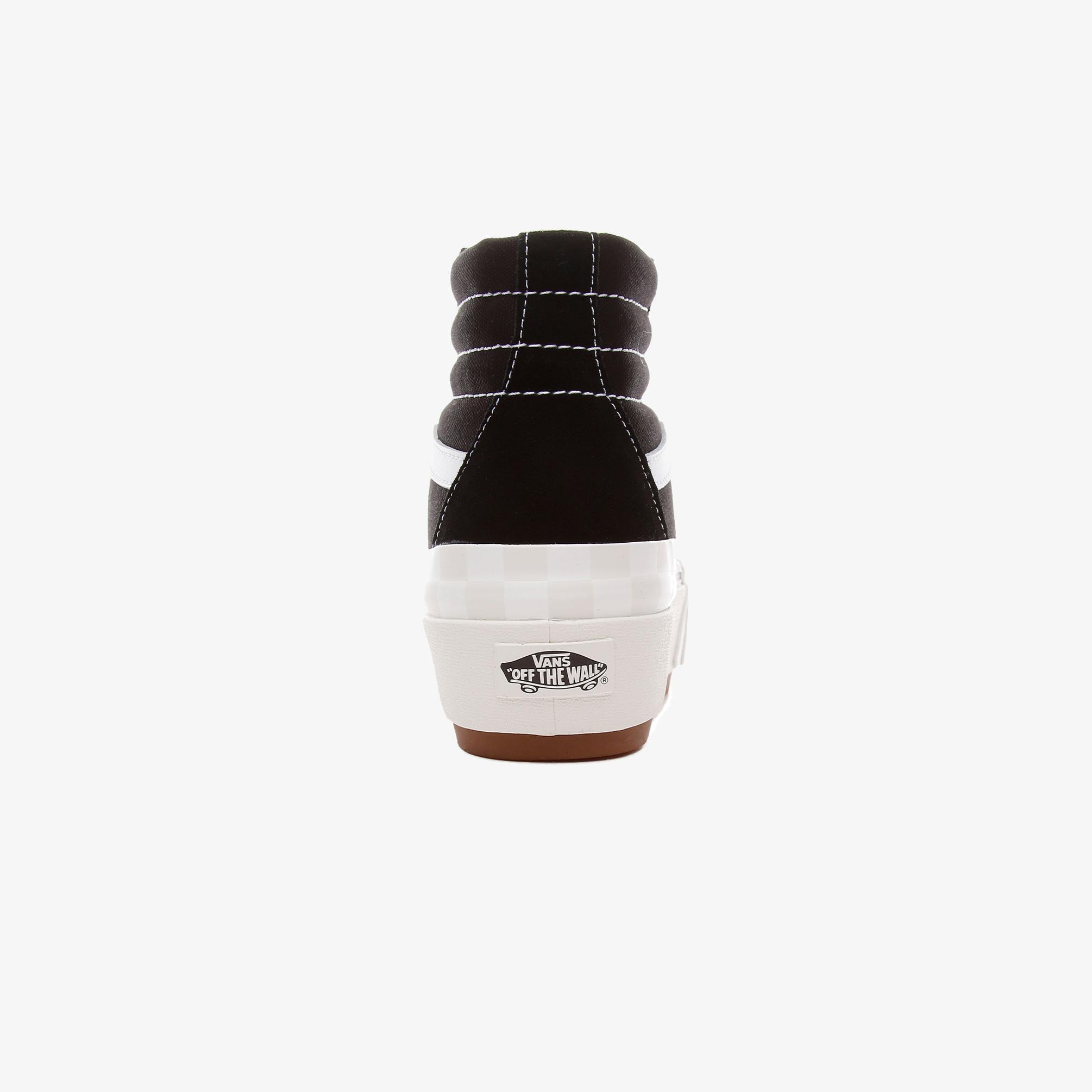  Vans UA Sk8-Hi Stacked Platform Kadın Siyah Sneaker