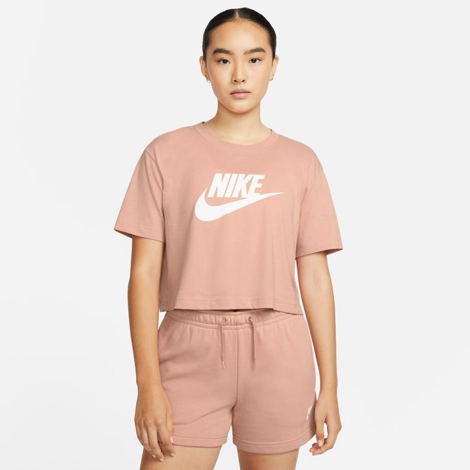  Nike Sportswear Essential Kadın Pembe T-Shirt