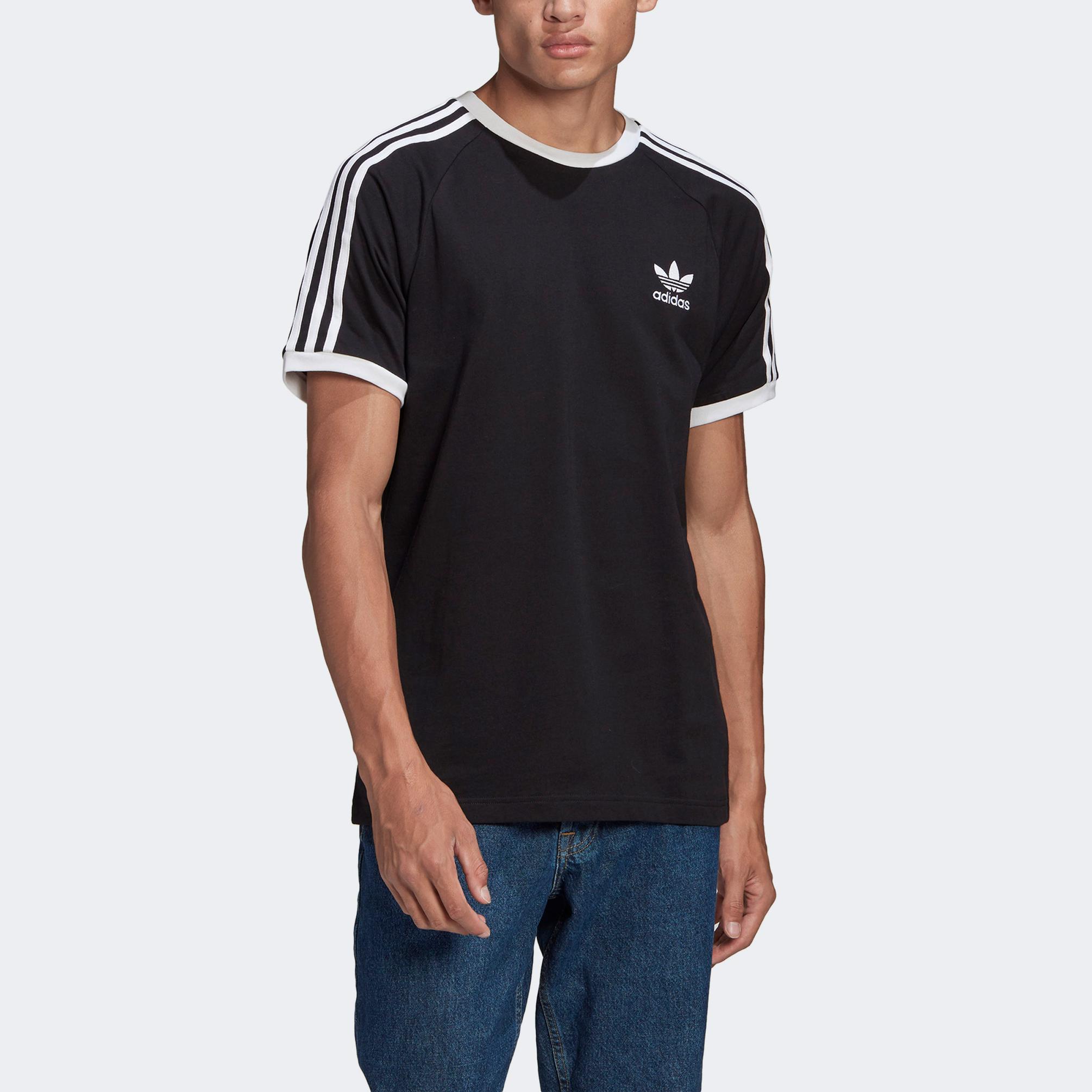 adidas 3-Stripes Erkek Siyah T-Shirt