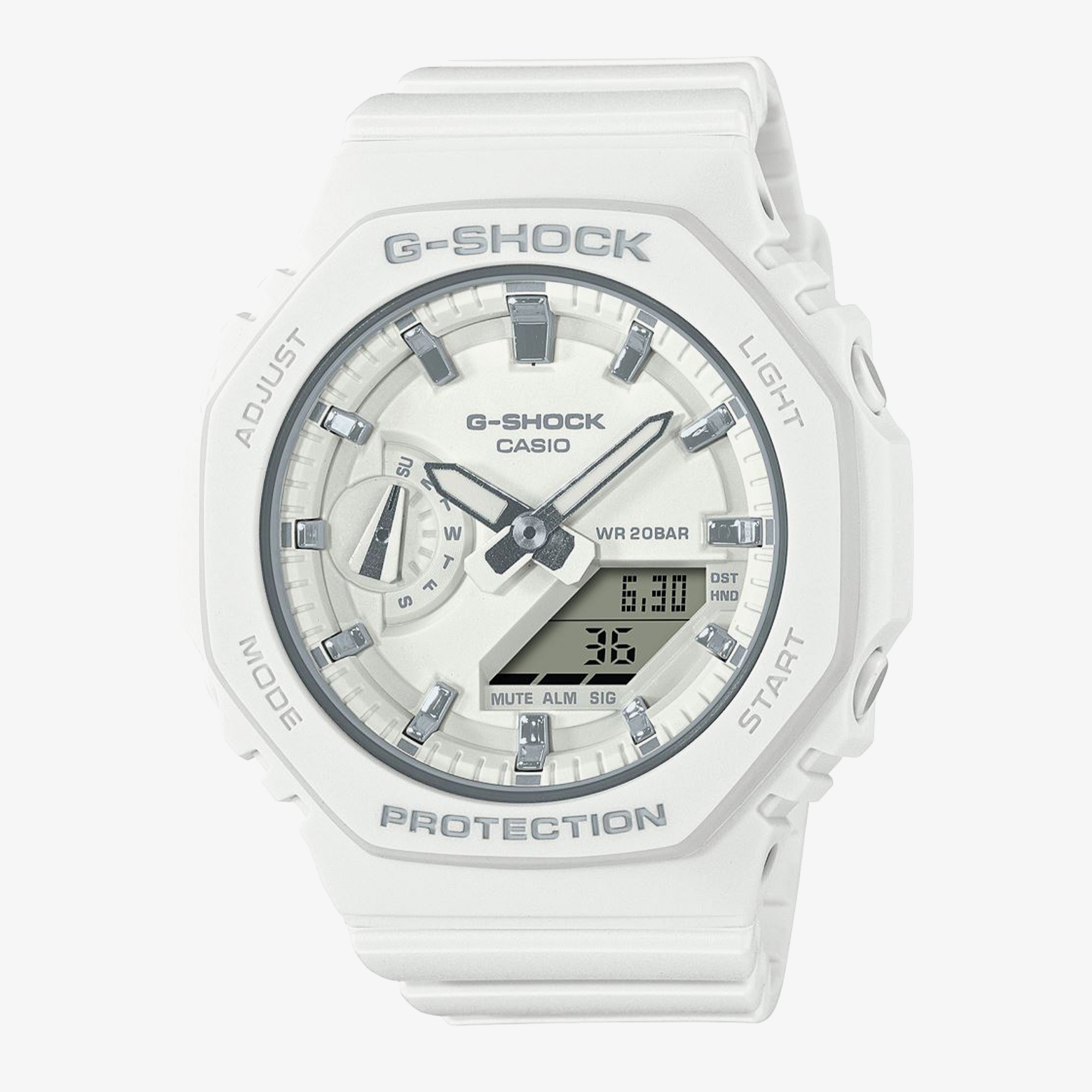 Casio G-Shock GMA-S2100-7ADR Erkek Beyaz Kol Saati