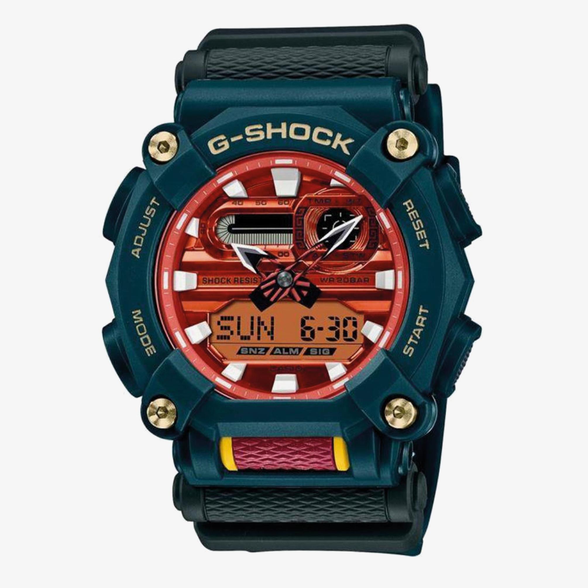  Casio G-Shock GA-900DBR-3ADR Erkek Yeşil Kol Saati