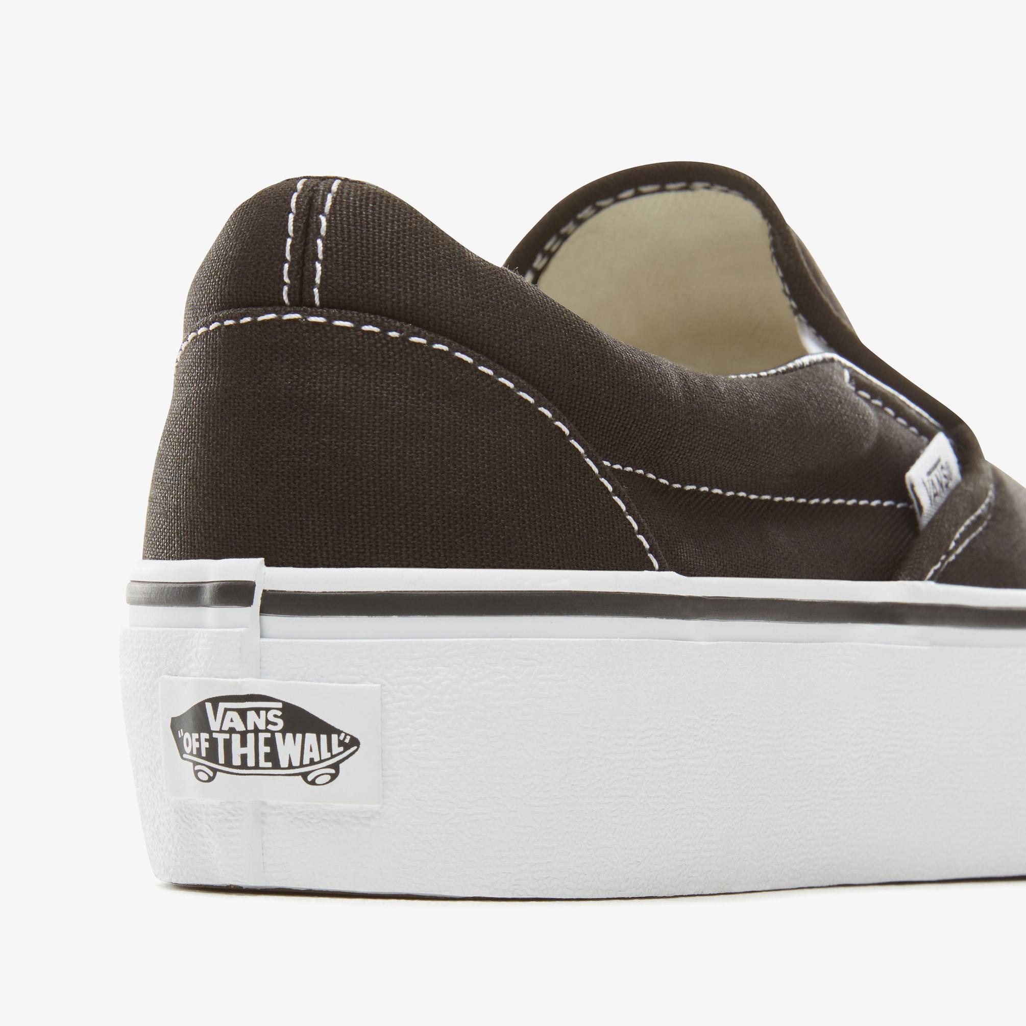  Vans Classic Slip-On Platform Siyah Kadın Sneaker