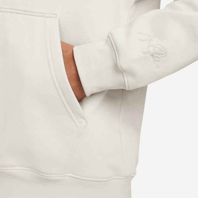  Jordan Essential Fleece Po Hoodie Erkek Beyaz Sweatshirt
