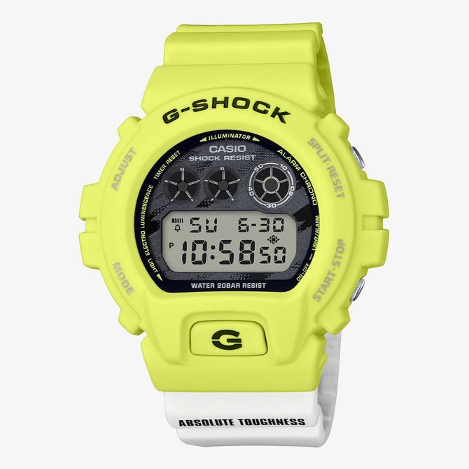  Casio G-Shock DW-6900TGA-9DR Beyaz-Sarı Kol Saati