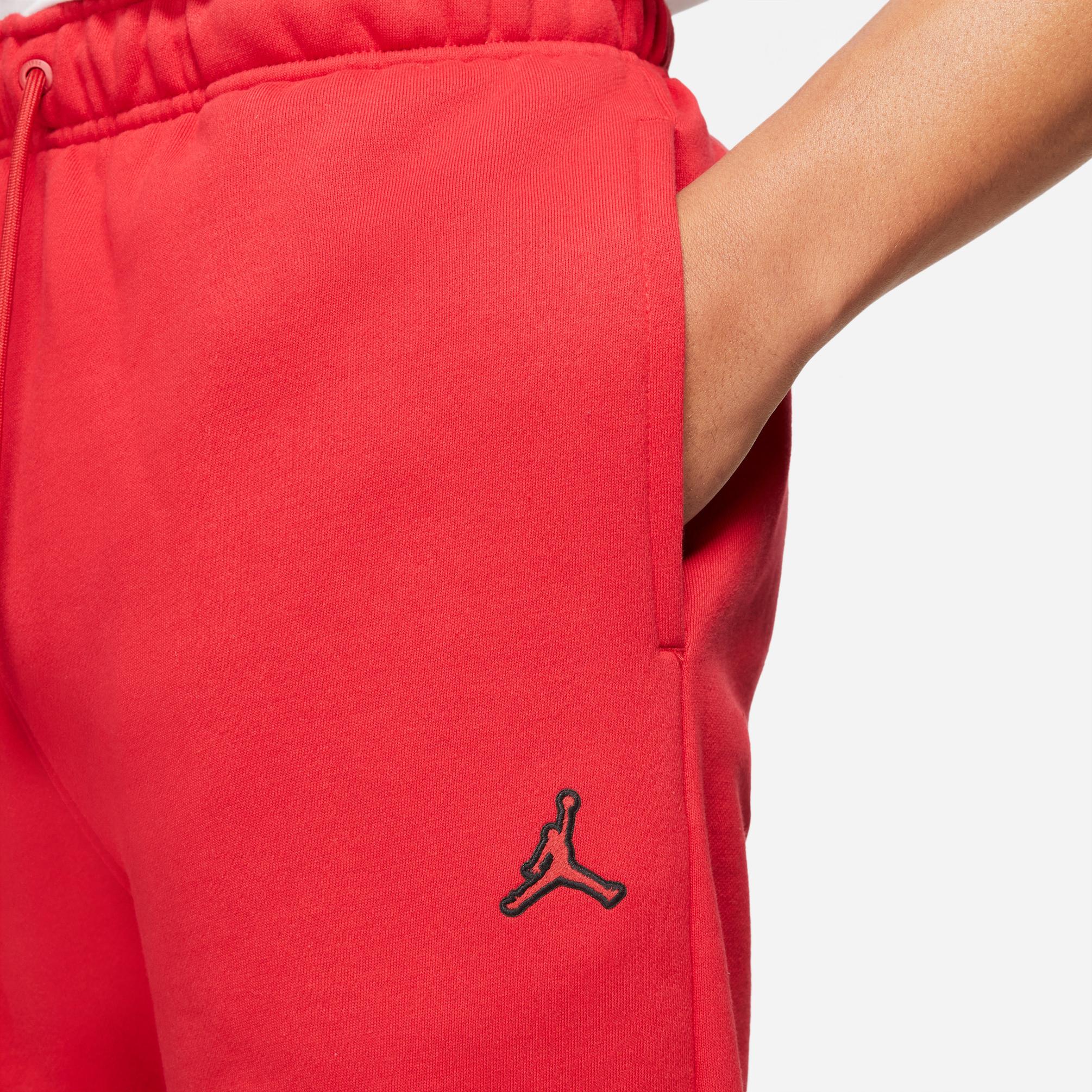  Jordan Essential Fleece Erkek Kırmızı Eşofman Altı