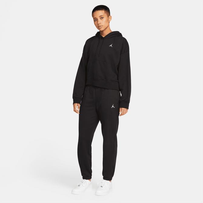  Jordan Essentialen Fleece Hoodie Core Kadın Siyah Sweatshirt