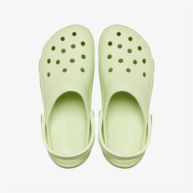  Crocs Classic Platform Clog Kadın Yeşil Terlik