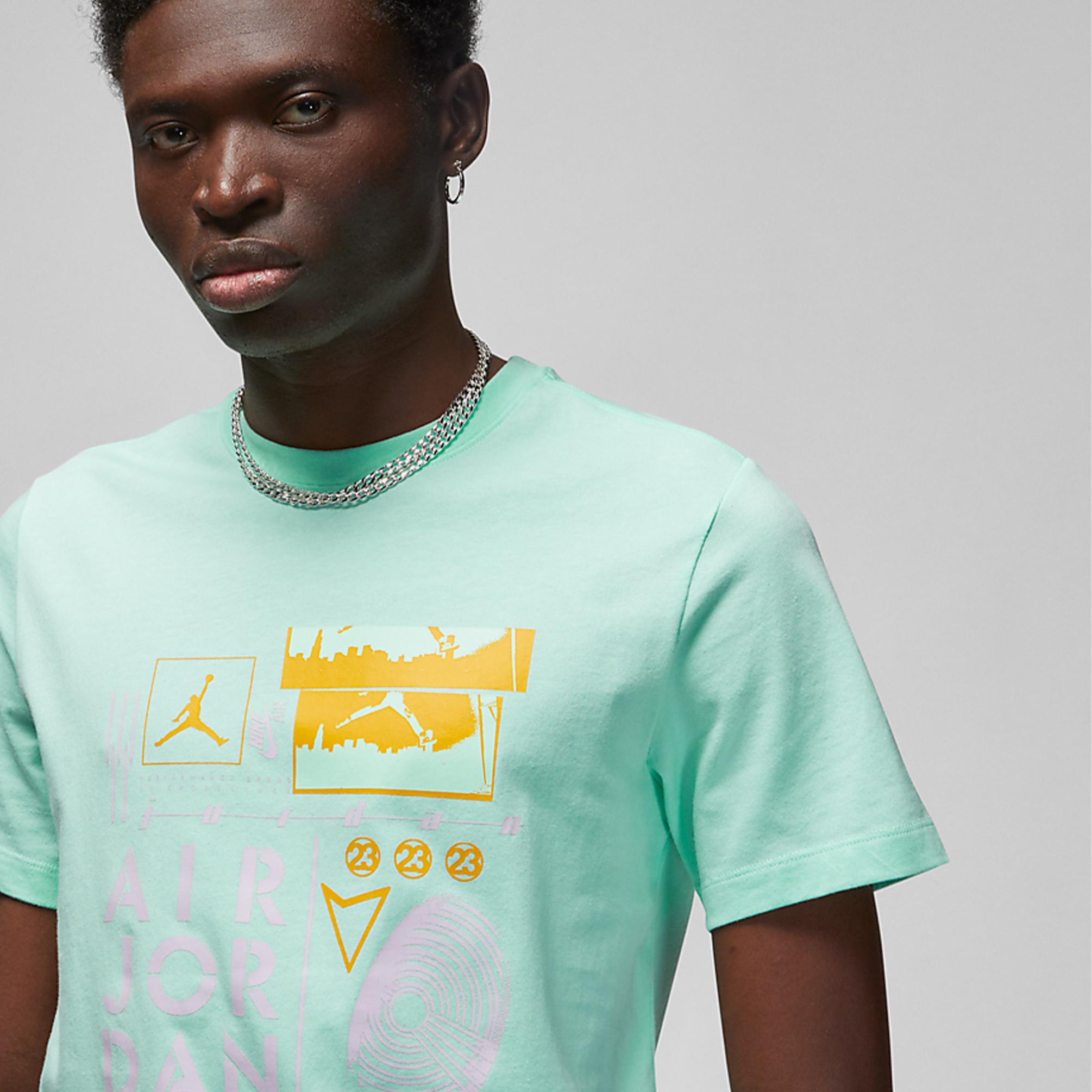  Jordan Brand GFX Erkek Yeşil T-Shirt