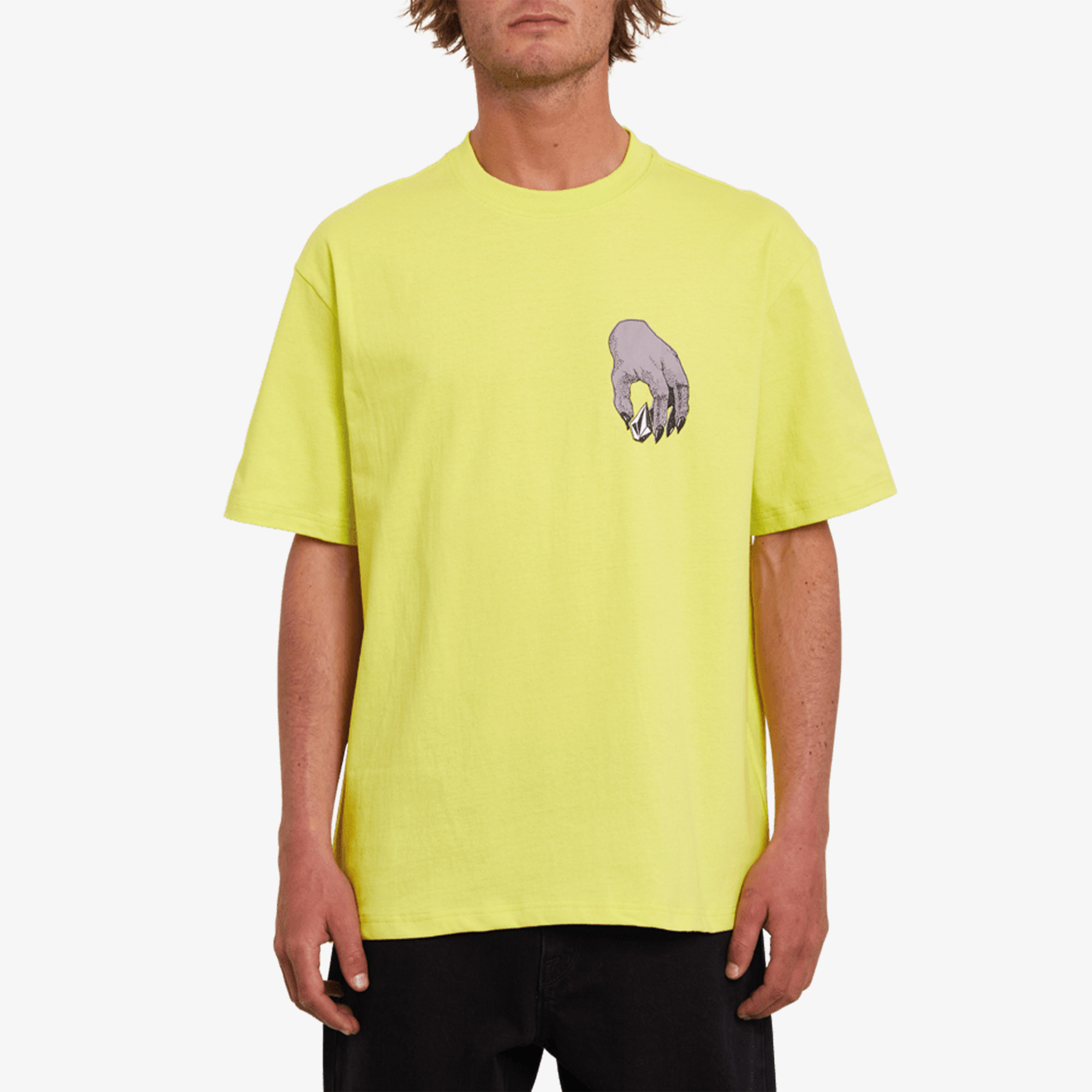 Volcom Stone Grab Erkek Sarı T-Shirt