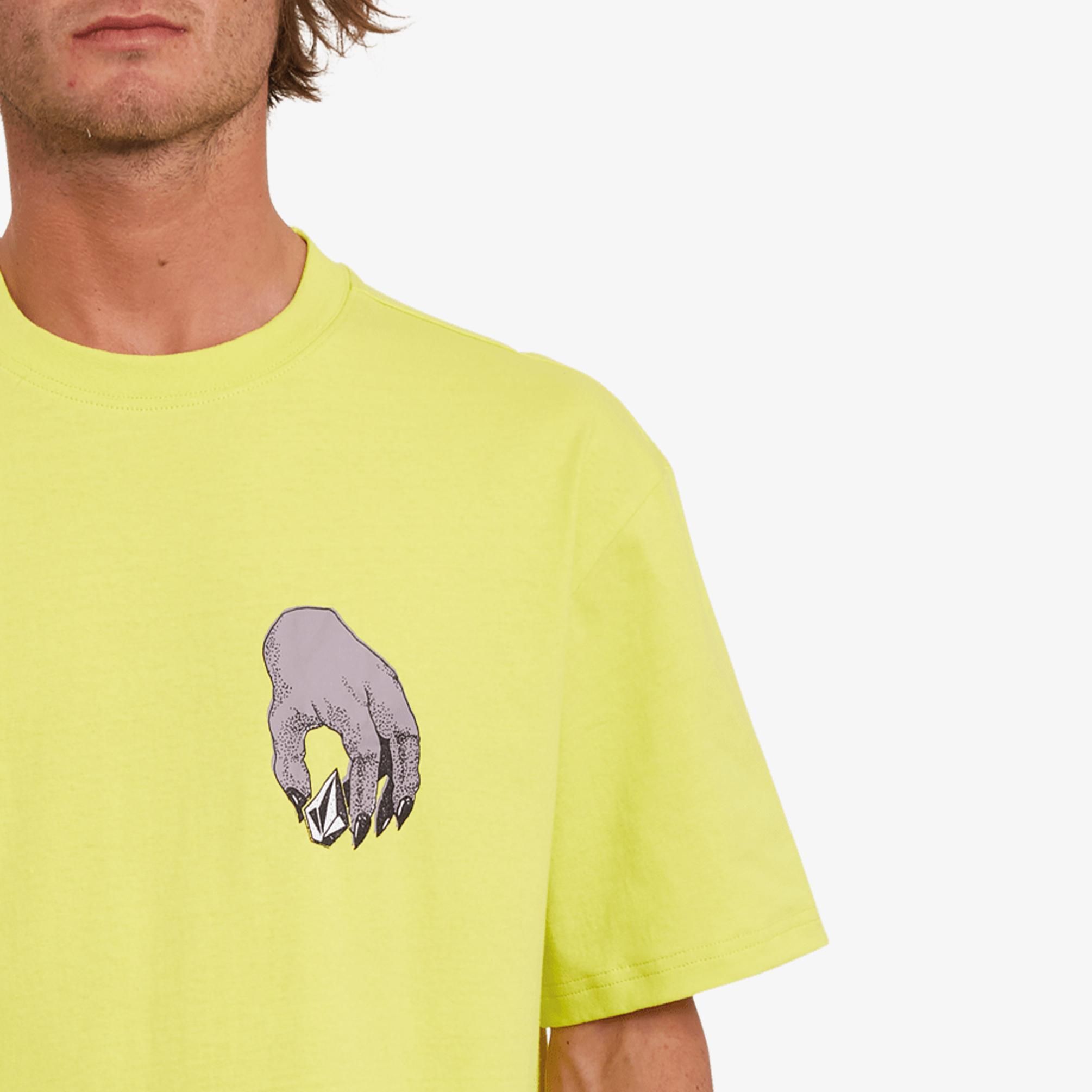  Volcom Stone Grab Erkek Sarı T-Shirt