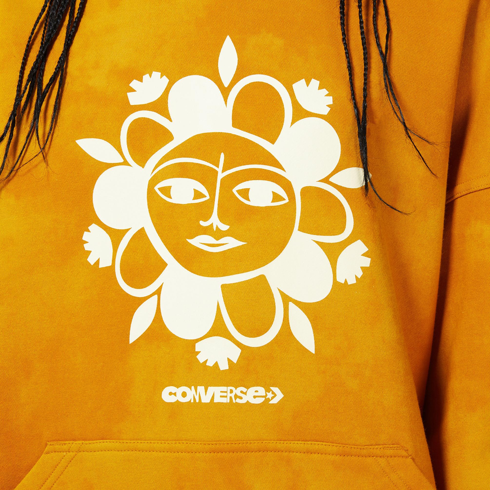  Converse Whm Oversized Goldtone Kadın Sarı Sweatshirt