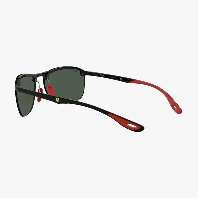  Ray-Ban Ferrari Erkek Siyah-Kırmızı Güneş Gözlüğü