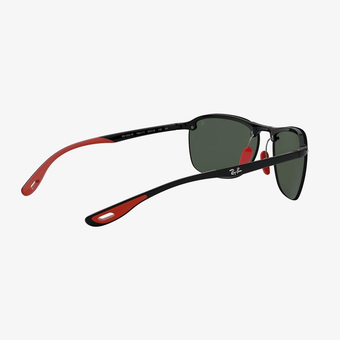  Ray-Ban Ferrari Erkek Siyah-Kırmızı Güneş Gözlüğü