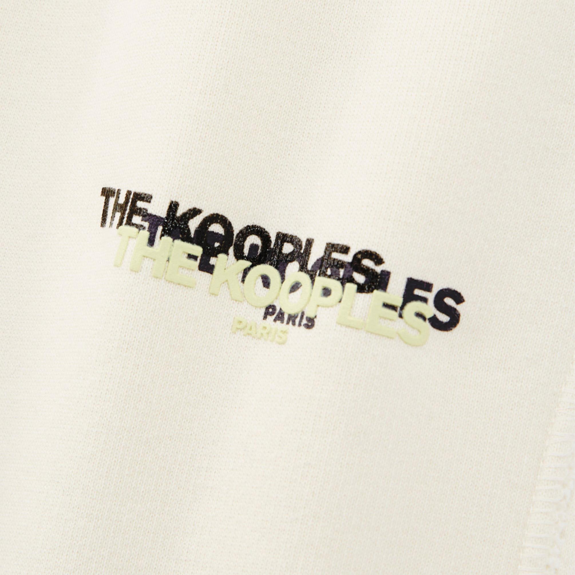  The Kooples Logolu Erkek Ekru Eşofman Altı