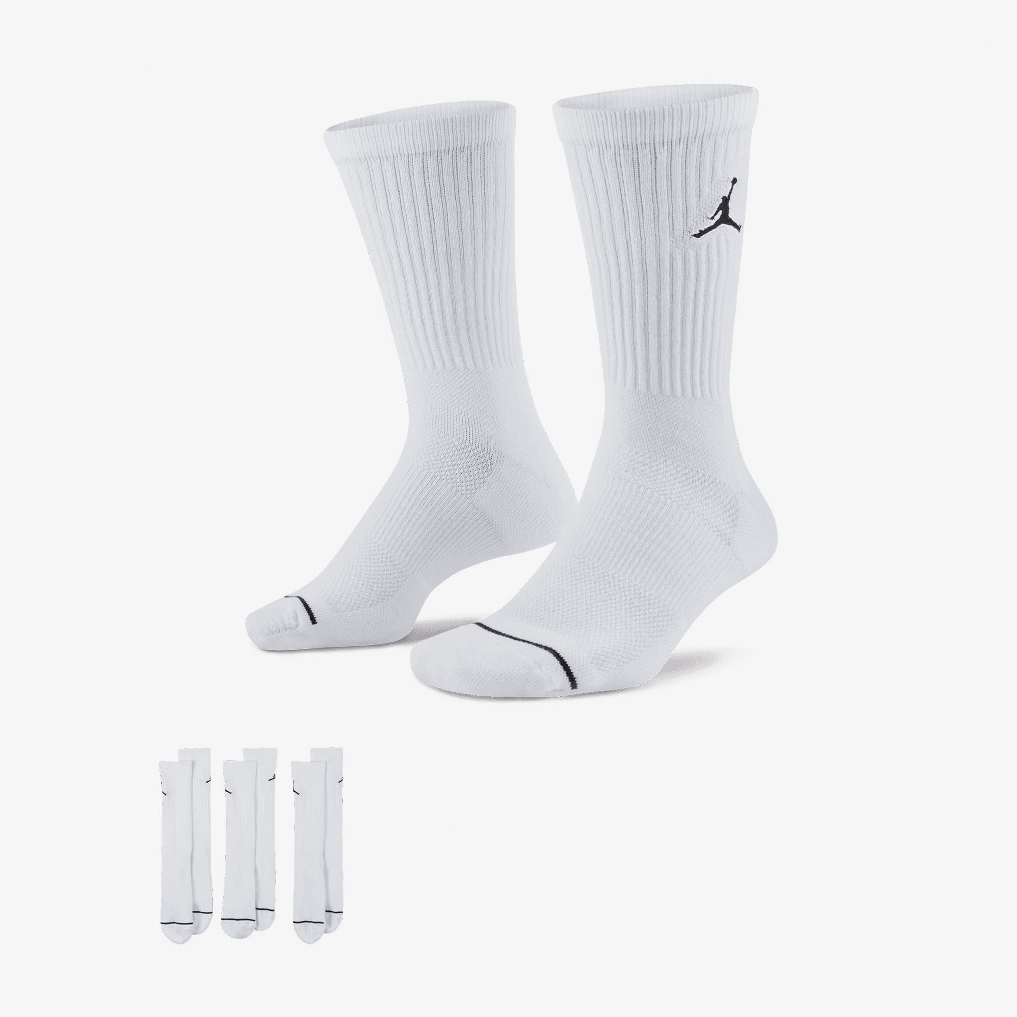 Jordan Everyday Max Crew 3Pr Unisex Beyaz Çorap