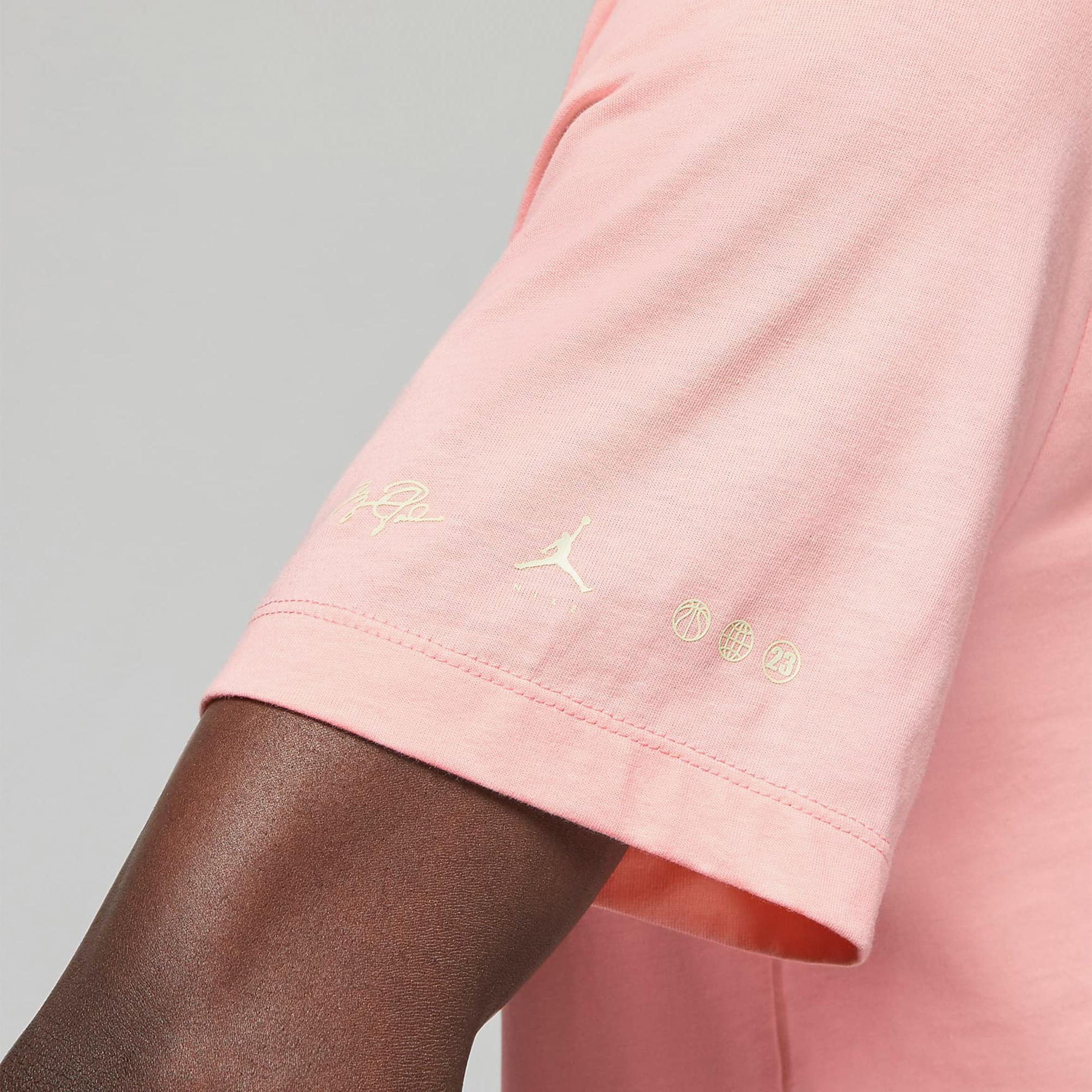  Nike Jordan Erkek Pembe T-shirt
