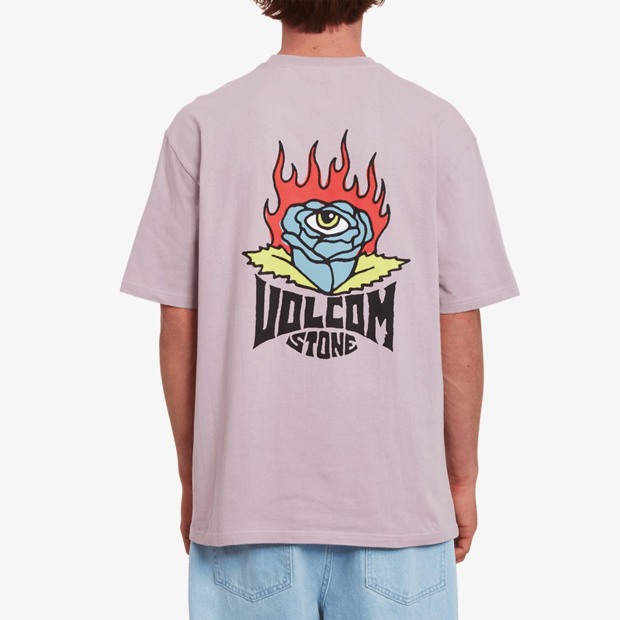  Volcom Roseye Erkek Mor T-Shirt