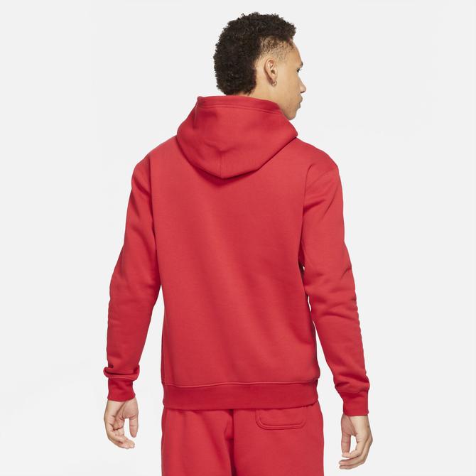  Jordan Essential Fleece Po Hoodie Erkek Kırmızı Sweatshirt