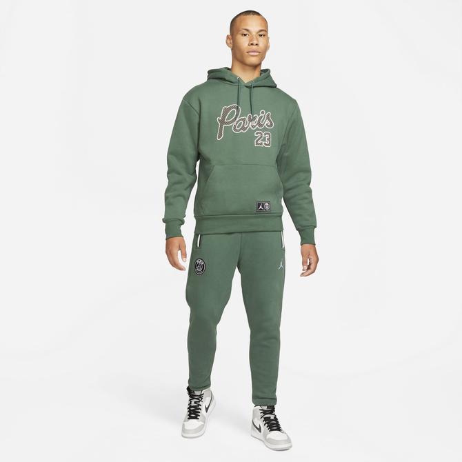  Jordan Paris Saint-Germain Erkek Yeşil Kapüşonlu Sweatshirt
