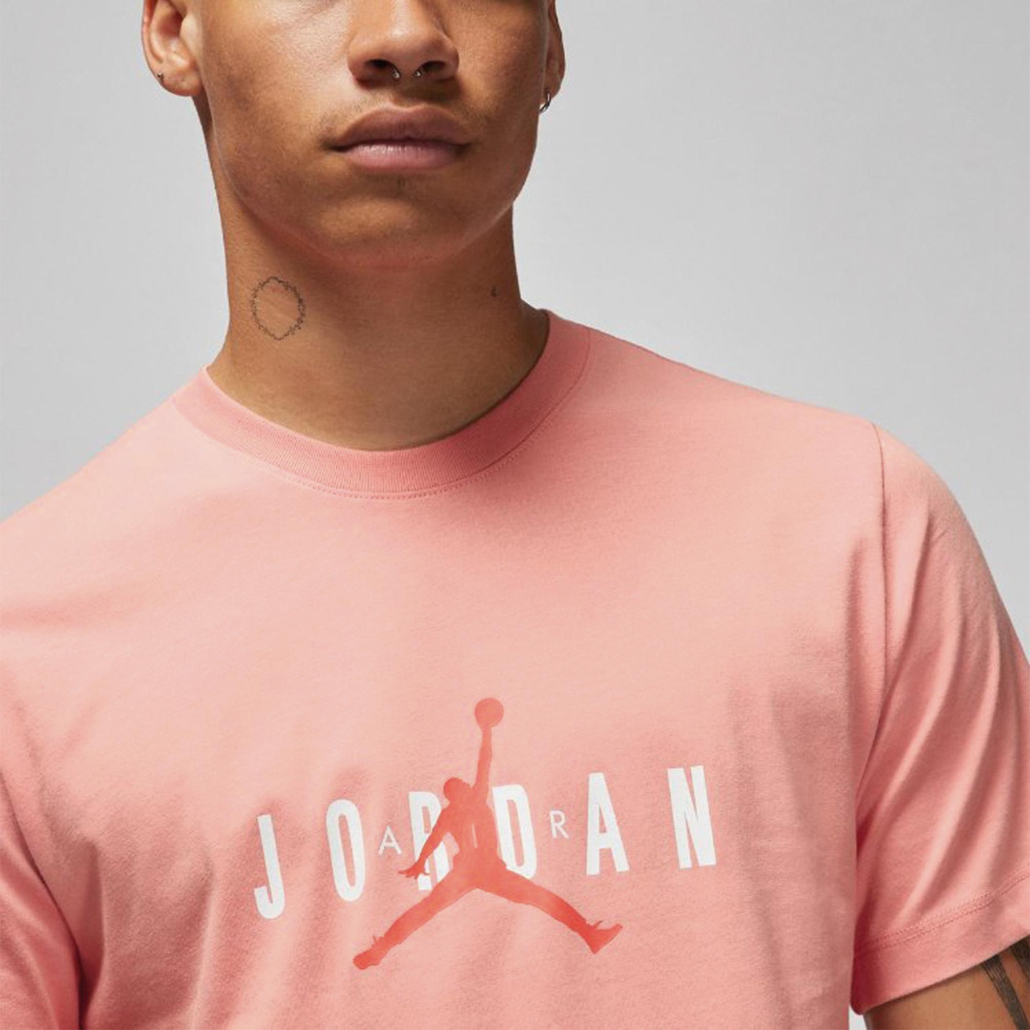  Jordan Air Stretch  Erkek Pembe T-Shirt