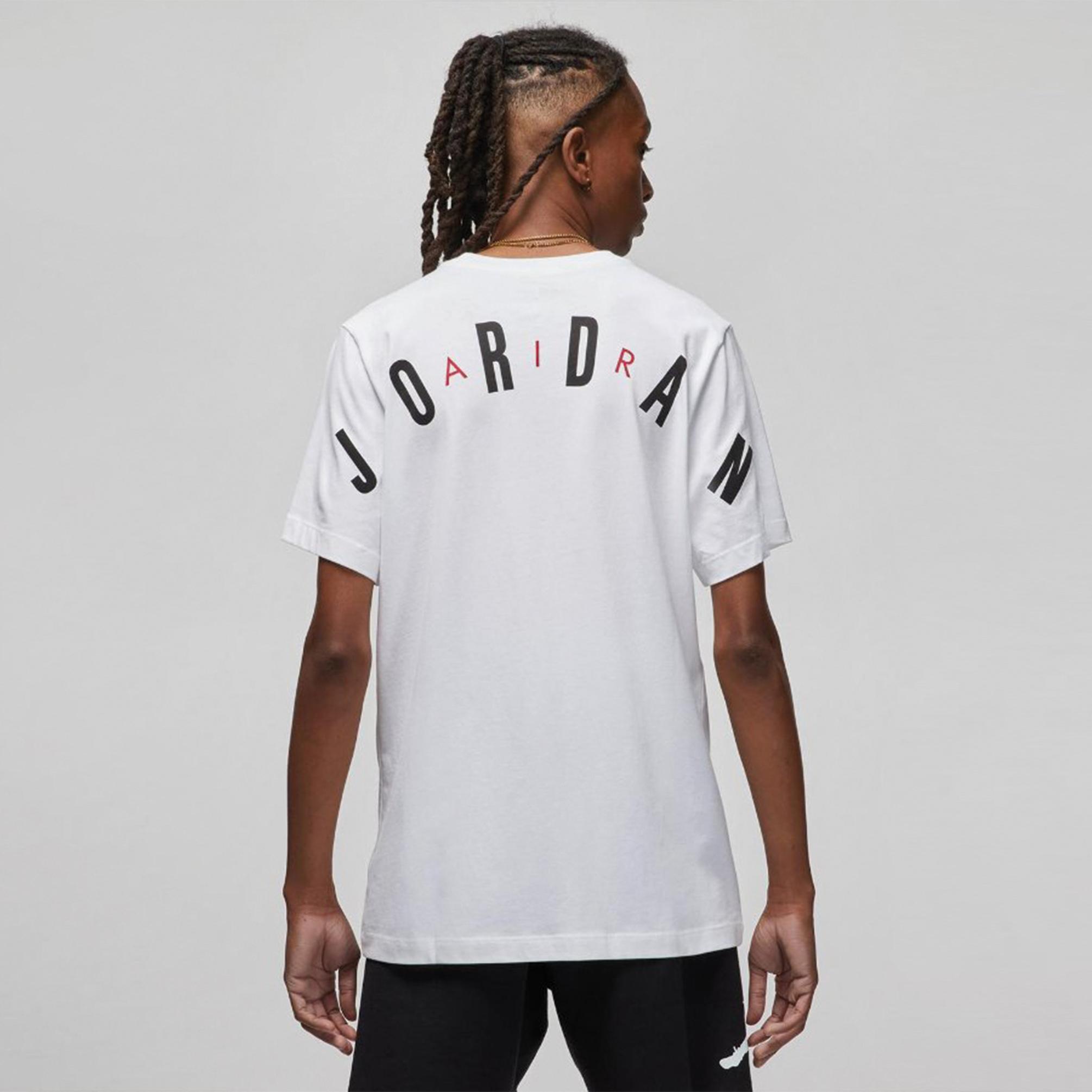  Jordan Air Stretch Erkek Beyaz T-Shirt