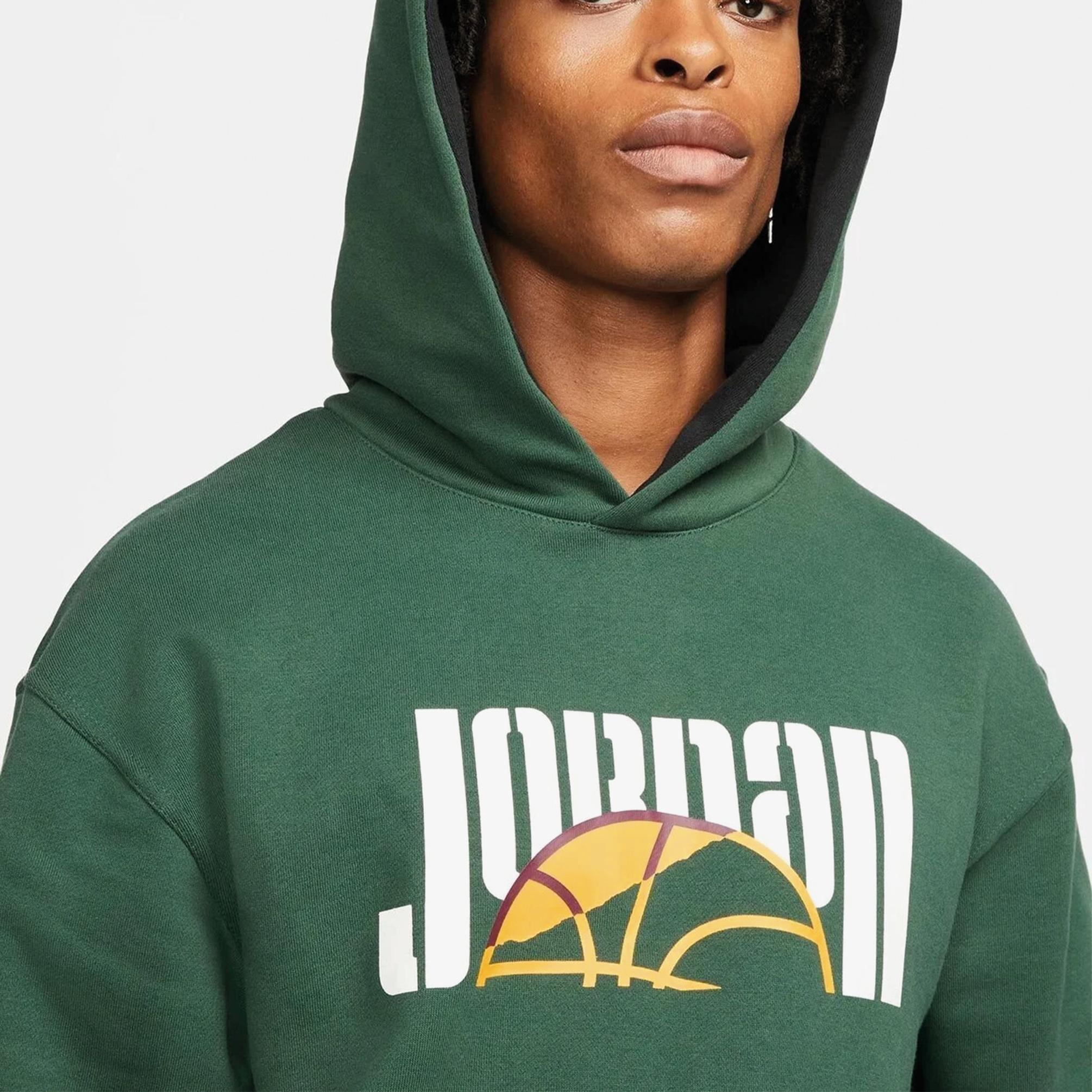  Jordan Sport DNA Erkek Yeşil Kapüşonlu Sweatshirt