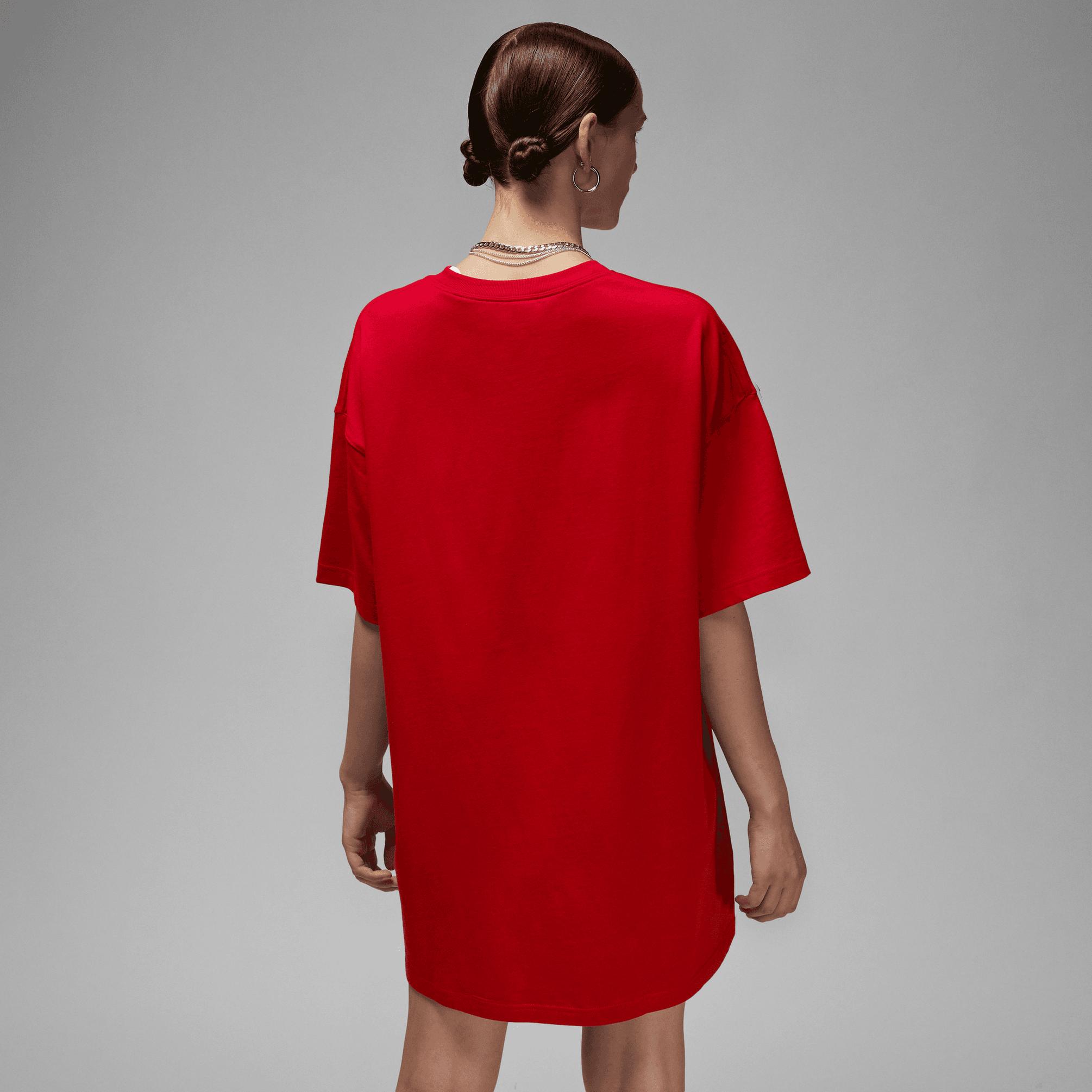  Jordan Essentials Kadın Kırmızı Elbise