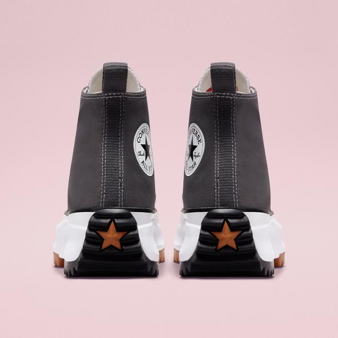  Converse Run Star Hike Canvas Platform Unisex Gri Sneaker