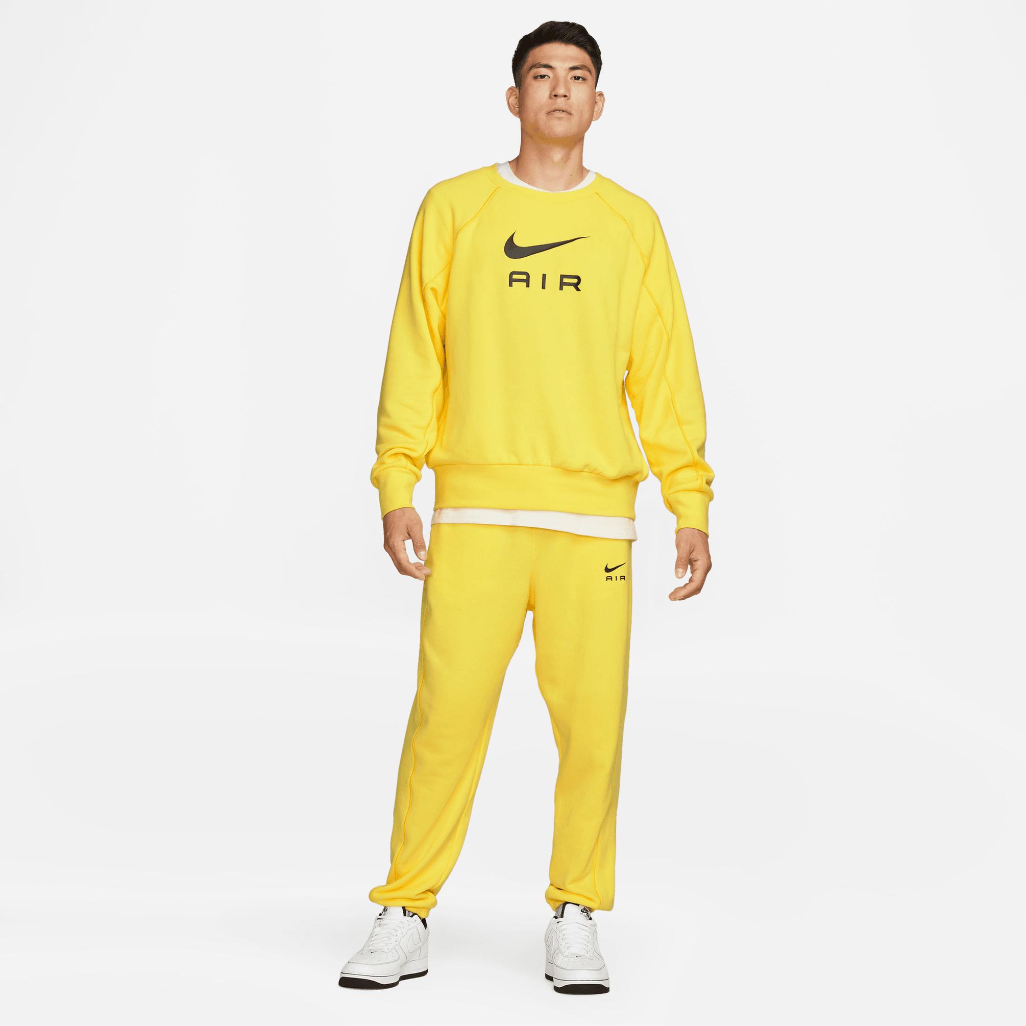  Nike Sportswear Air Erkek Sarı Sweatshirt