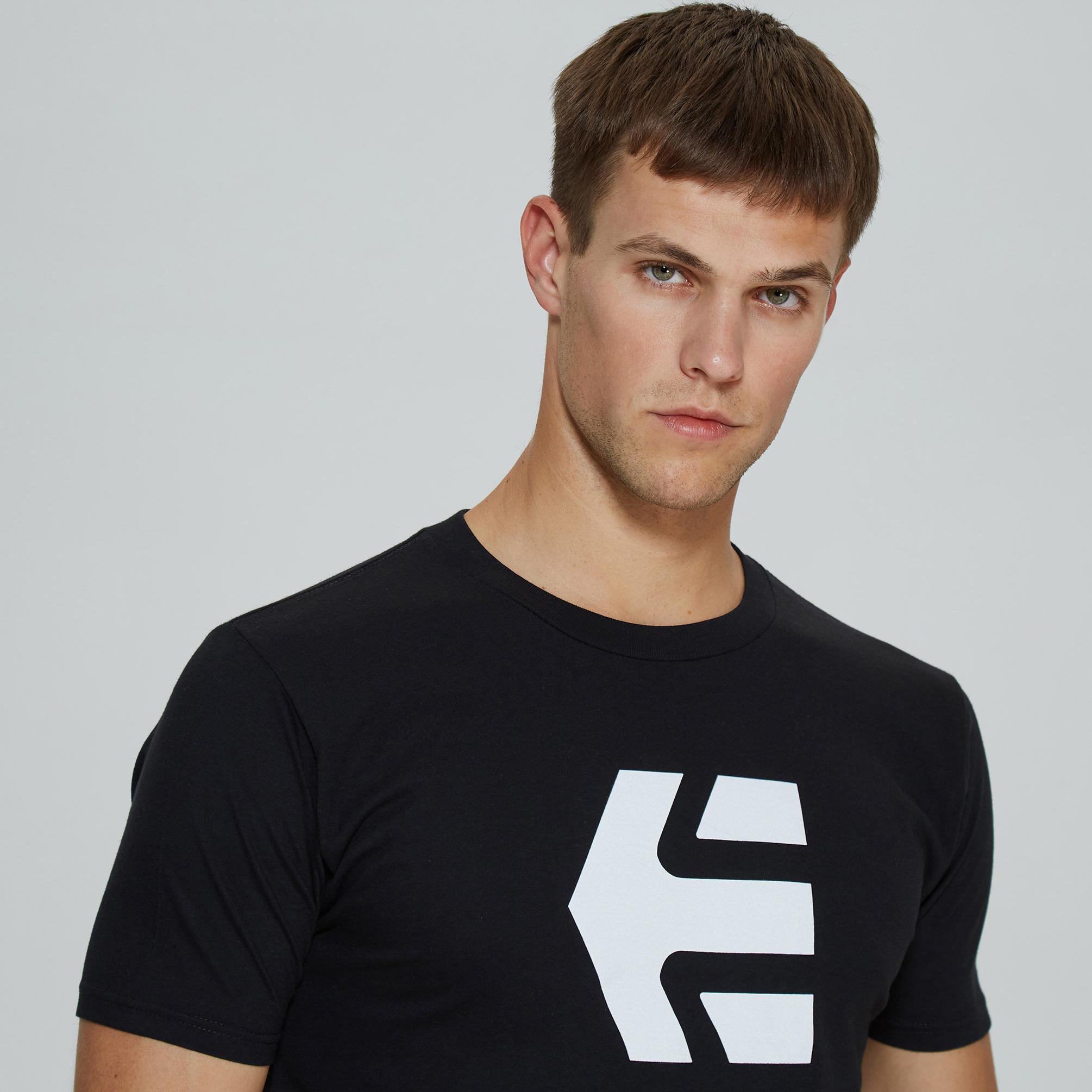  Etnies Icon Erkek Siyah T-Shirt