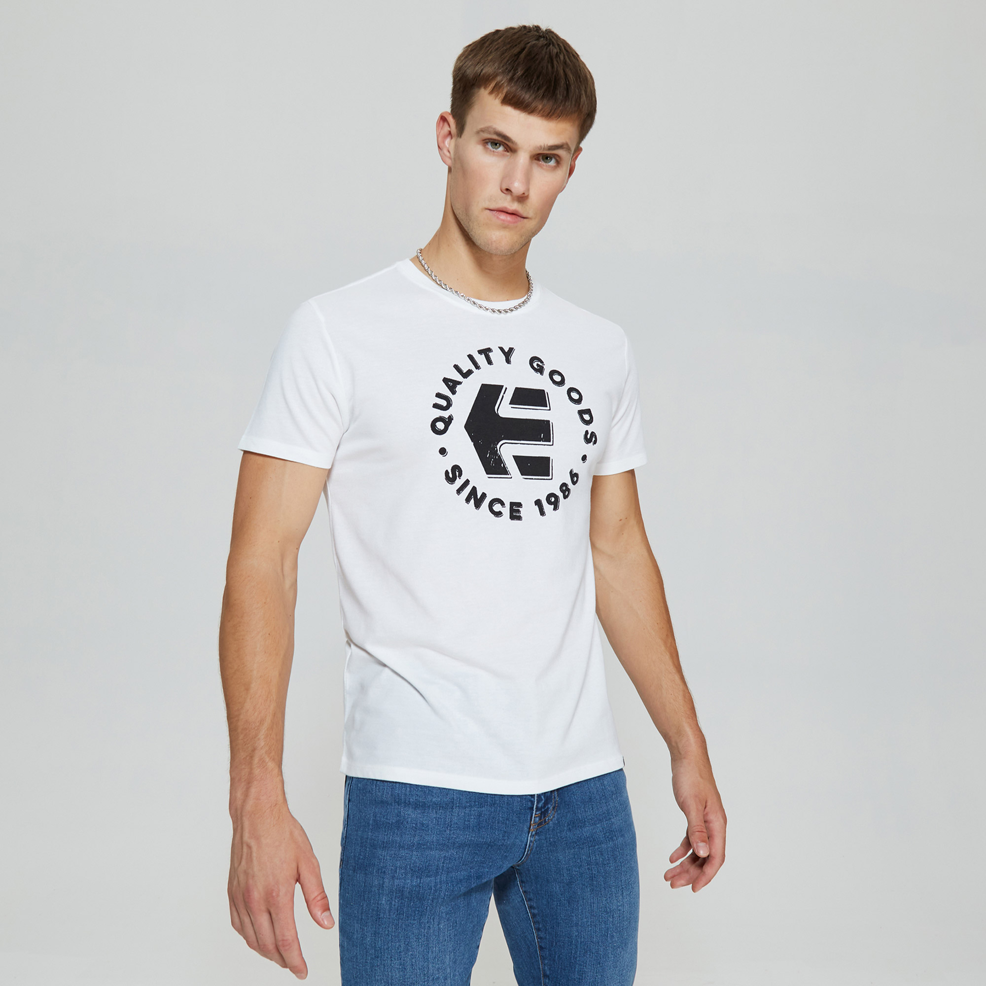 Etnies Since 1986 Erkek Beyaz T-Shirt
