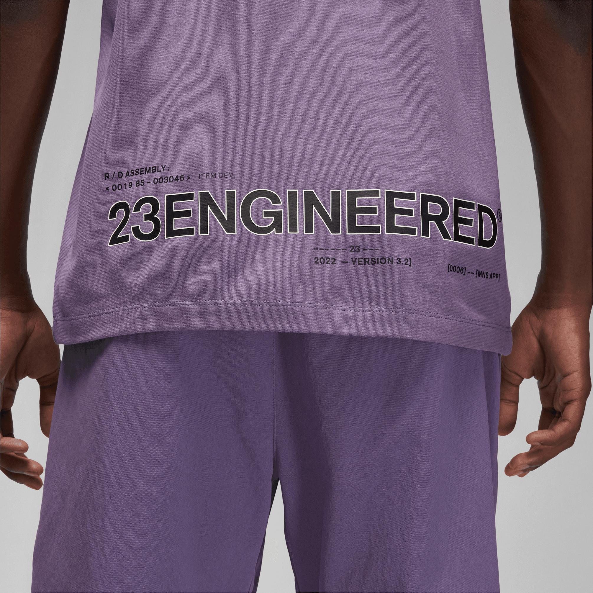  Jordan 23 Engineered Erkek Mor T-Shirt