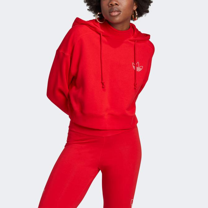  adidas Adicolor Kadın Kırmızı Sweatshirt