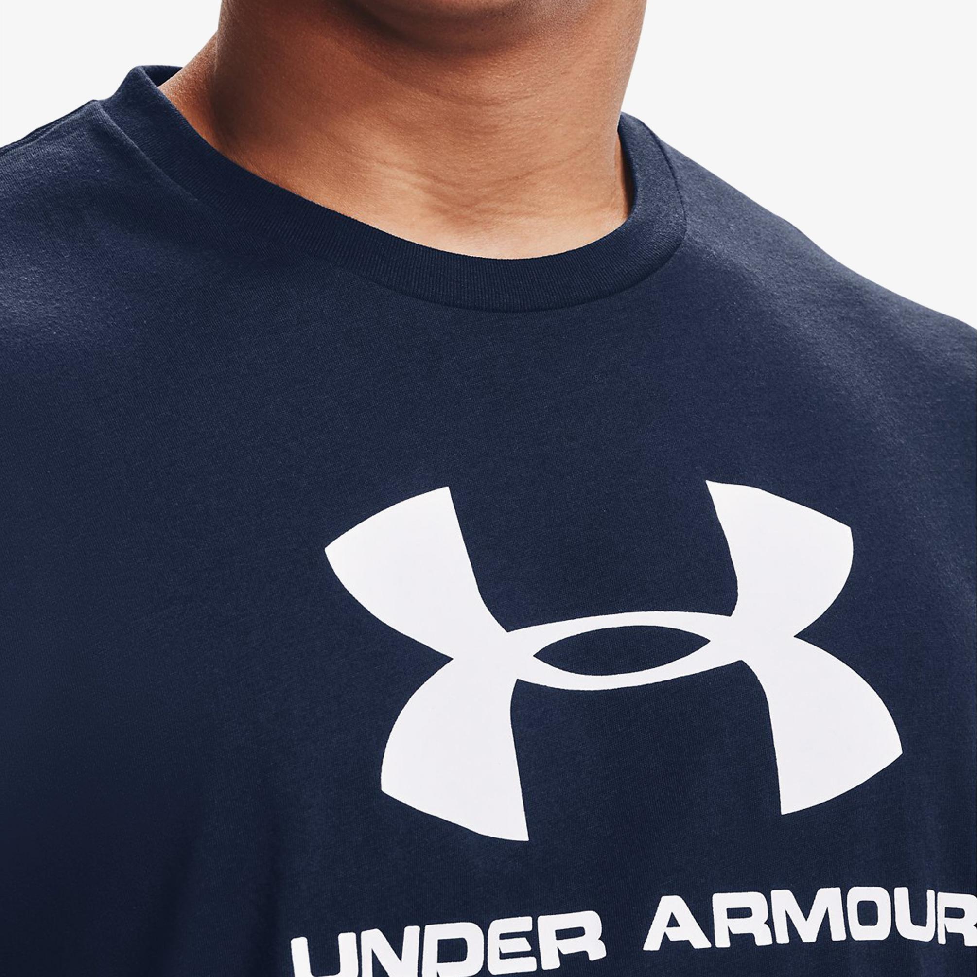  Under Armour Erkek Mavi T-Shirt
