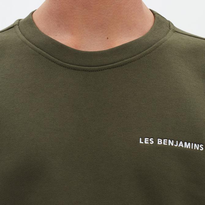  Les Benjamins Essentials Erkek Yeşil Sweatshirt