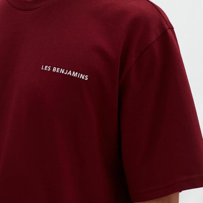  Les Benjamins Essentials Erkek Bordo T-Shirt