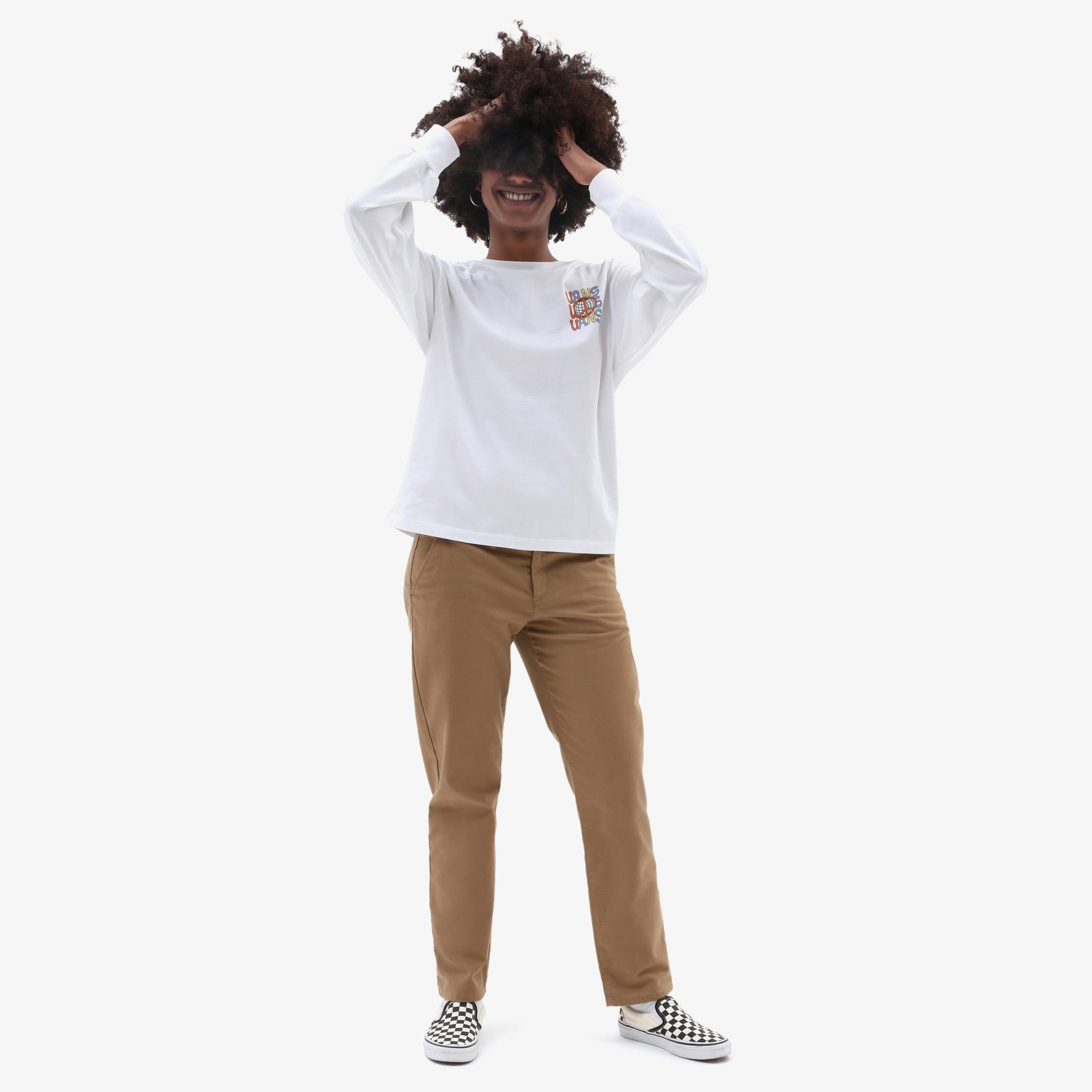  Vans Glow Bully Kadın Beyaz T-Shirt