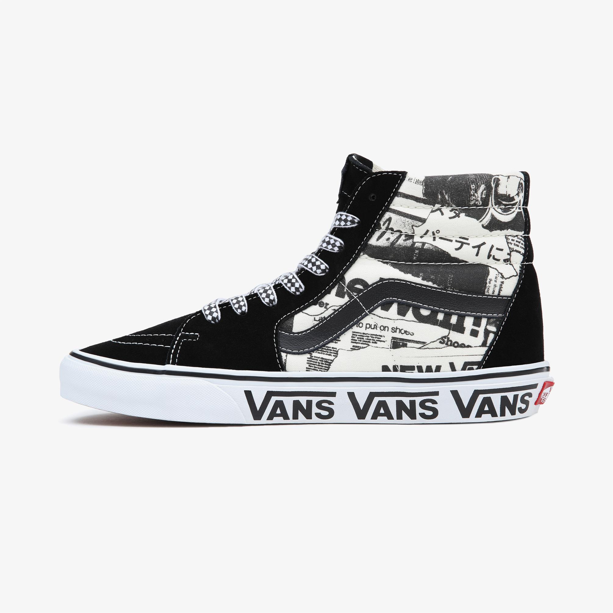 Vans Ua Sk8-Hi Unisex Siyah Sneaker