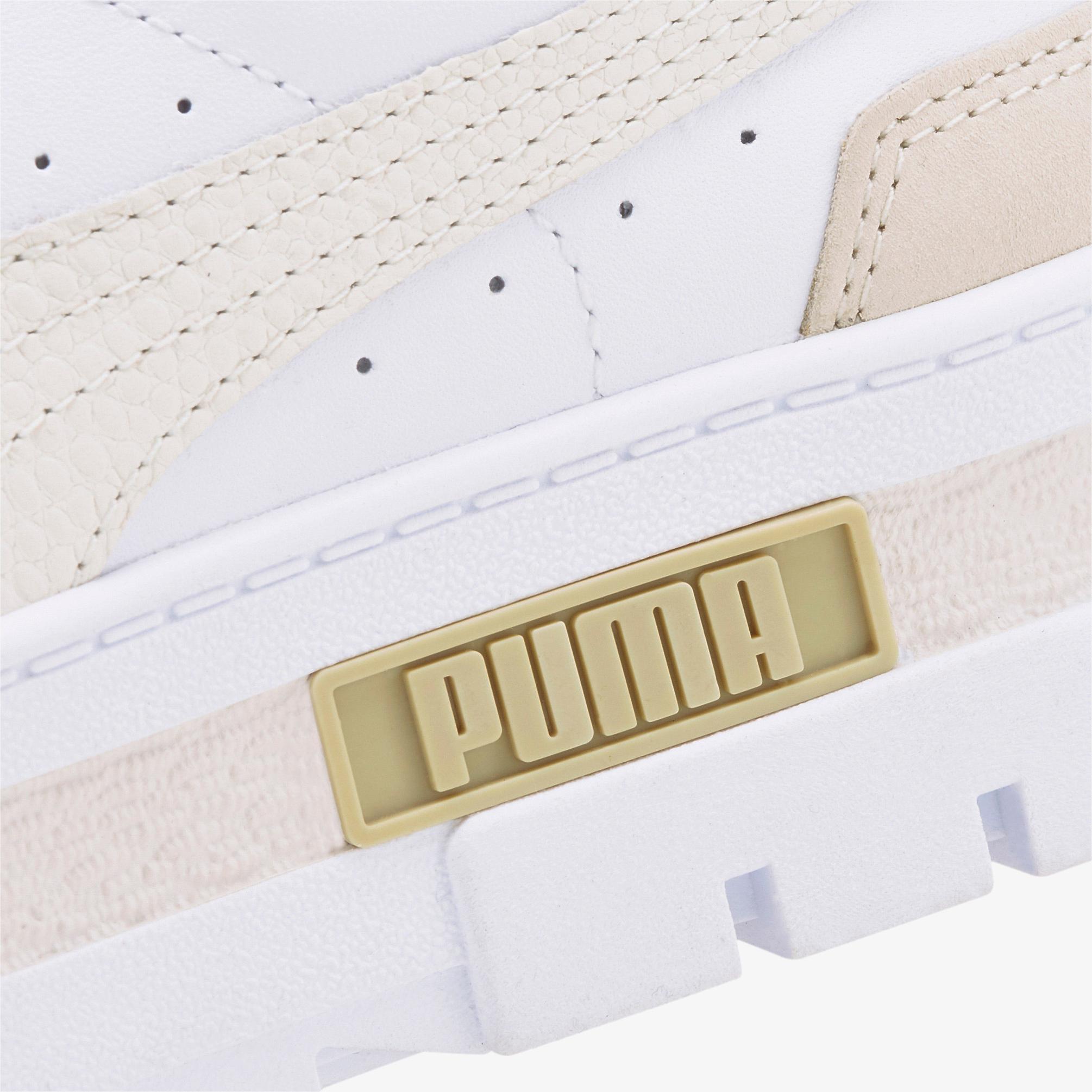  Puma Mayze Luxe Kadın Platform Beyaz Spor Ayakkabı