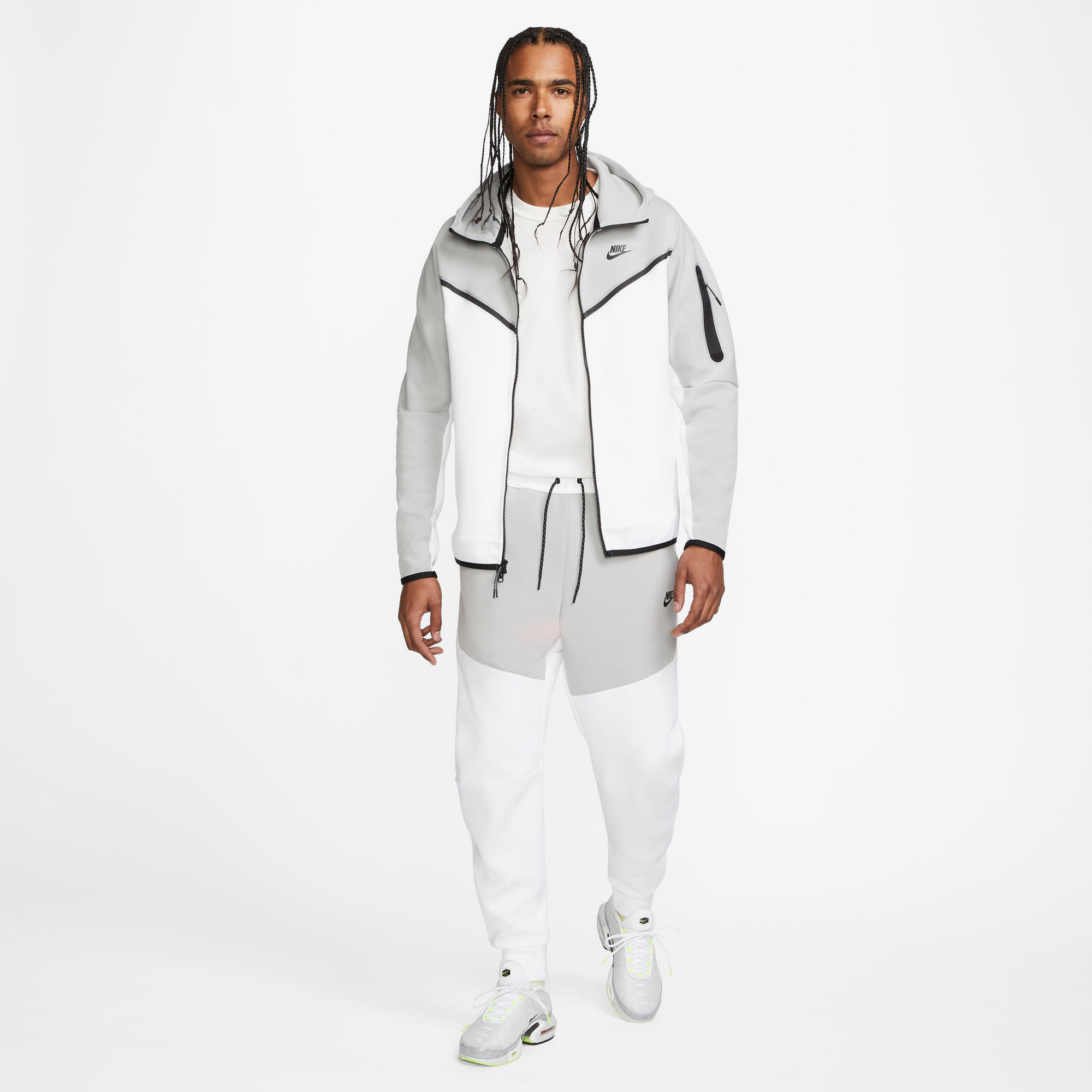 Nike Sportswear Tech Fleece Erkek Beyaz Eşofman Altı
