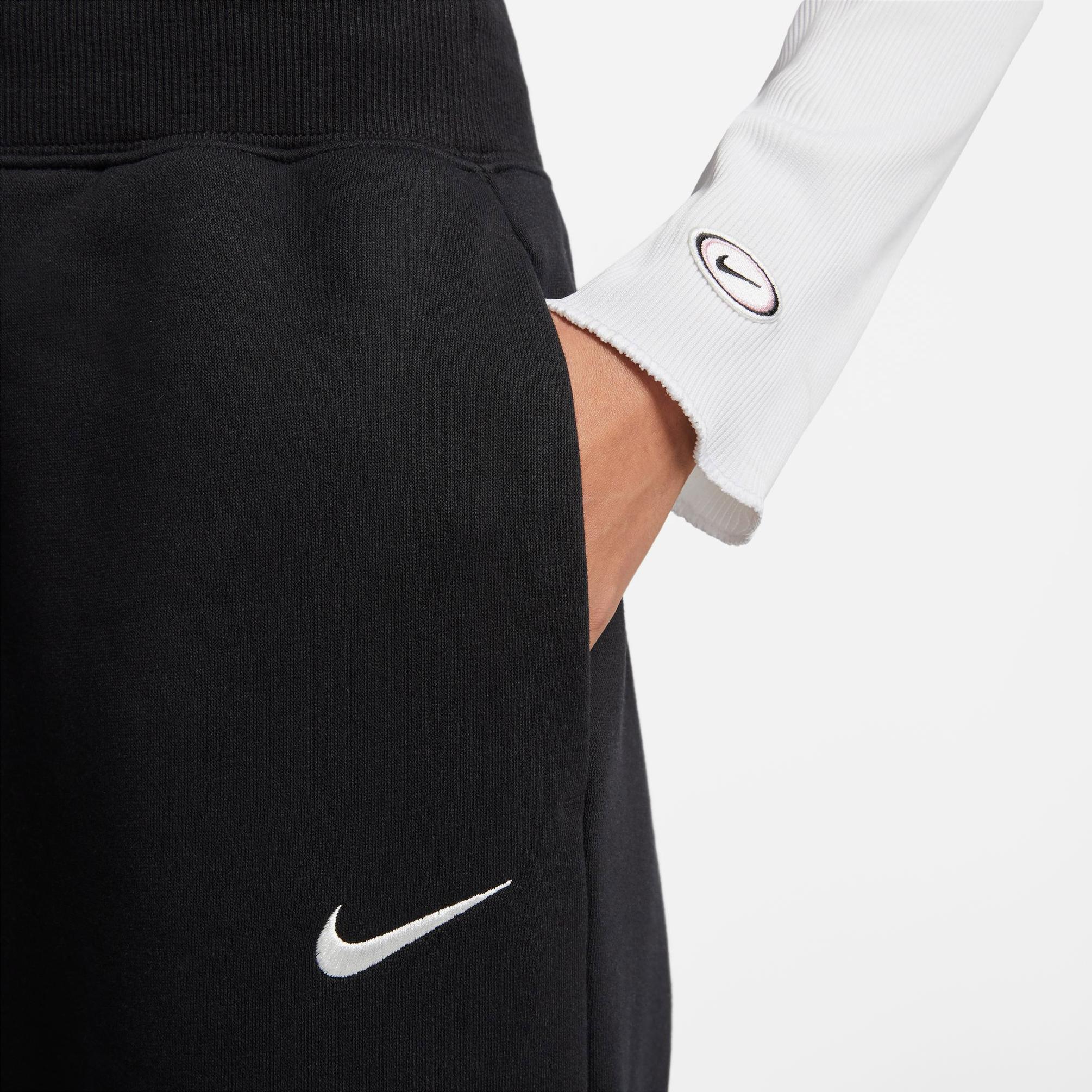  Nike Sportswear Phoenix Fleece Kadın Siyah Eşofman Altı