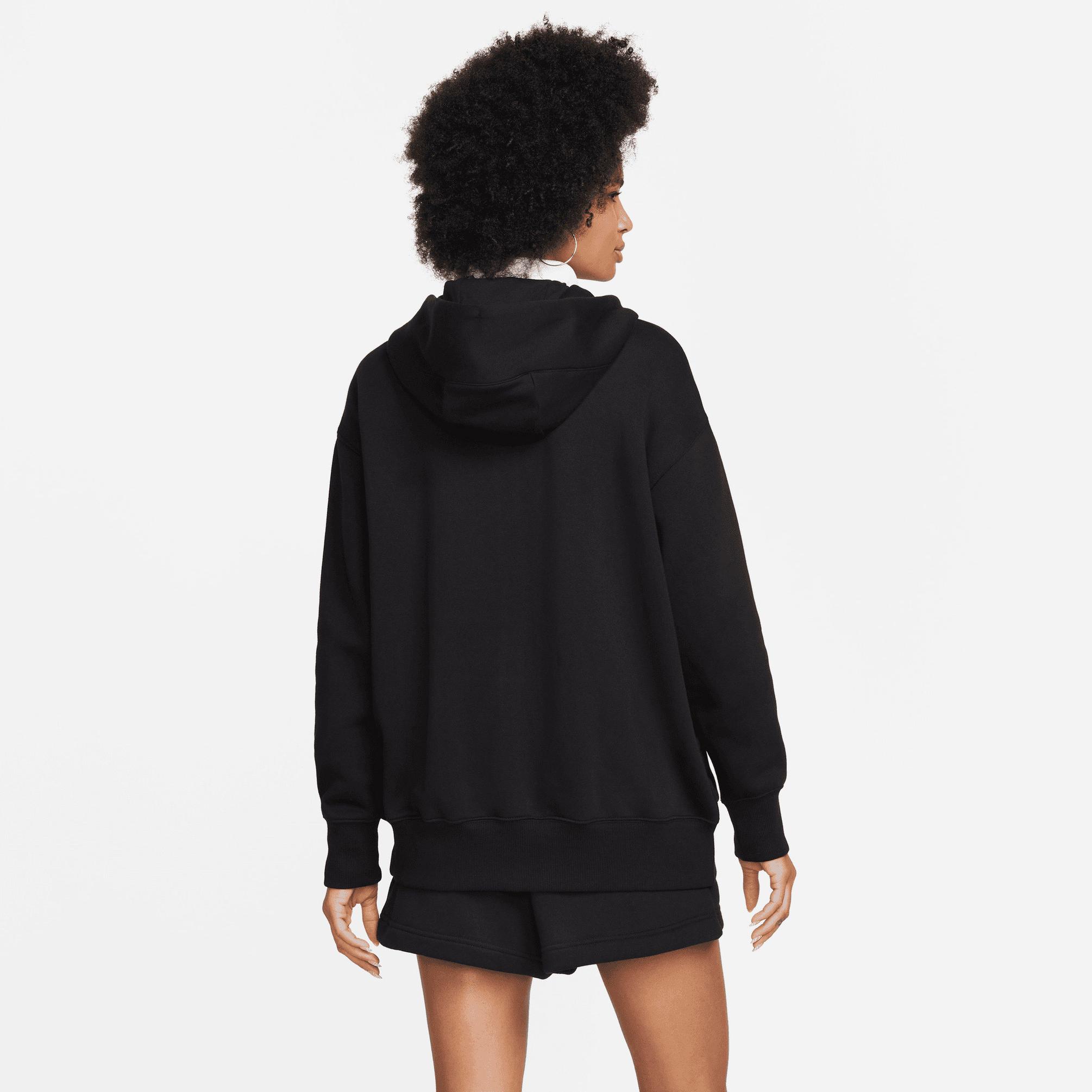  Nike Sportswear Phoenix Fleece Oversize Hoodie Kadın Siyah Eşofman Üstü