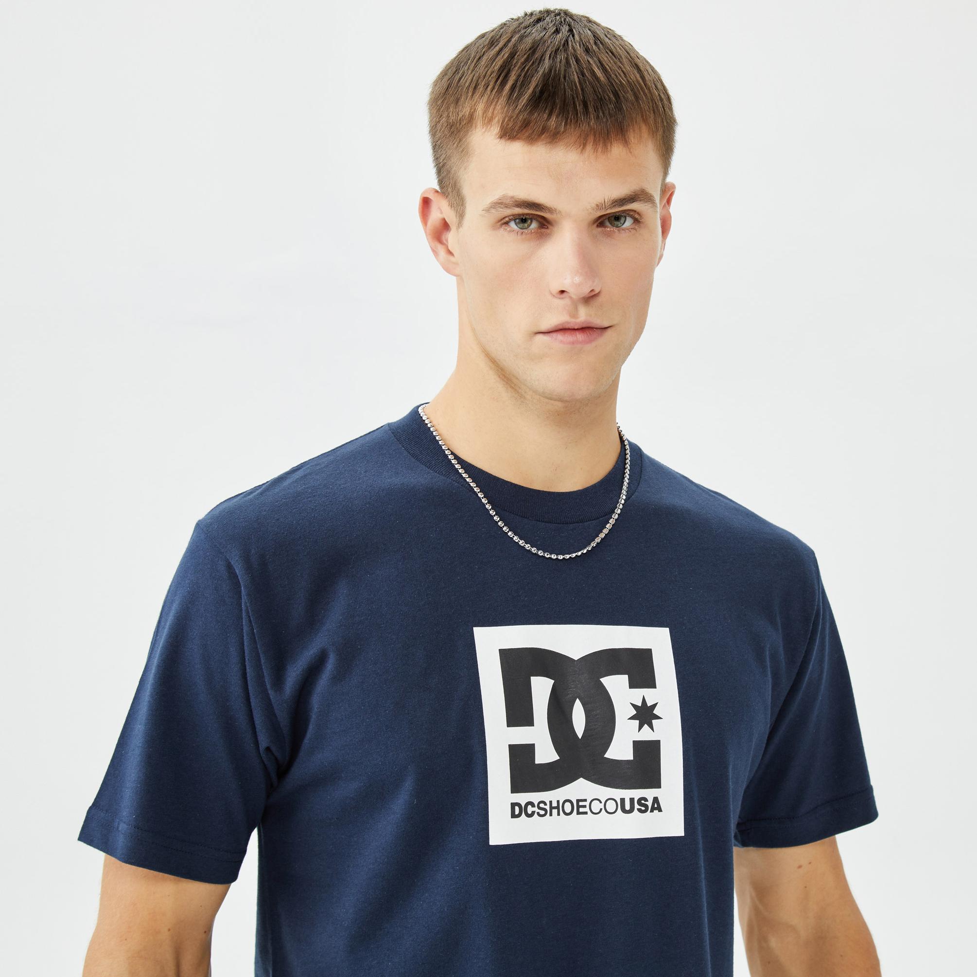  DC Square Star Hss Erkek Lacivert T-Shirt