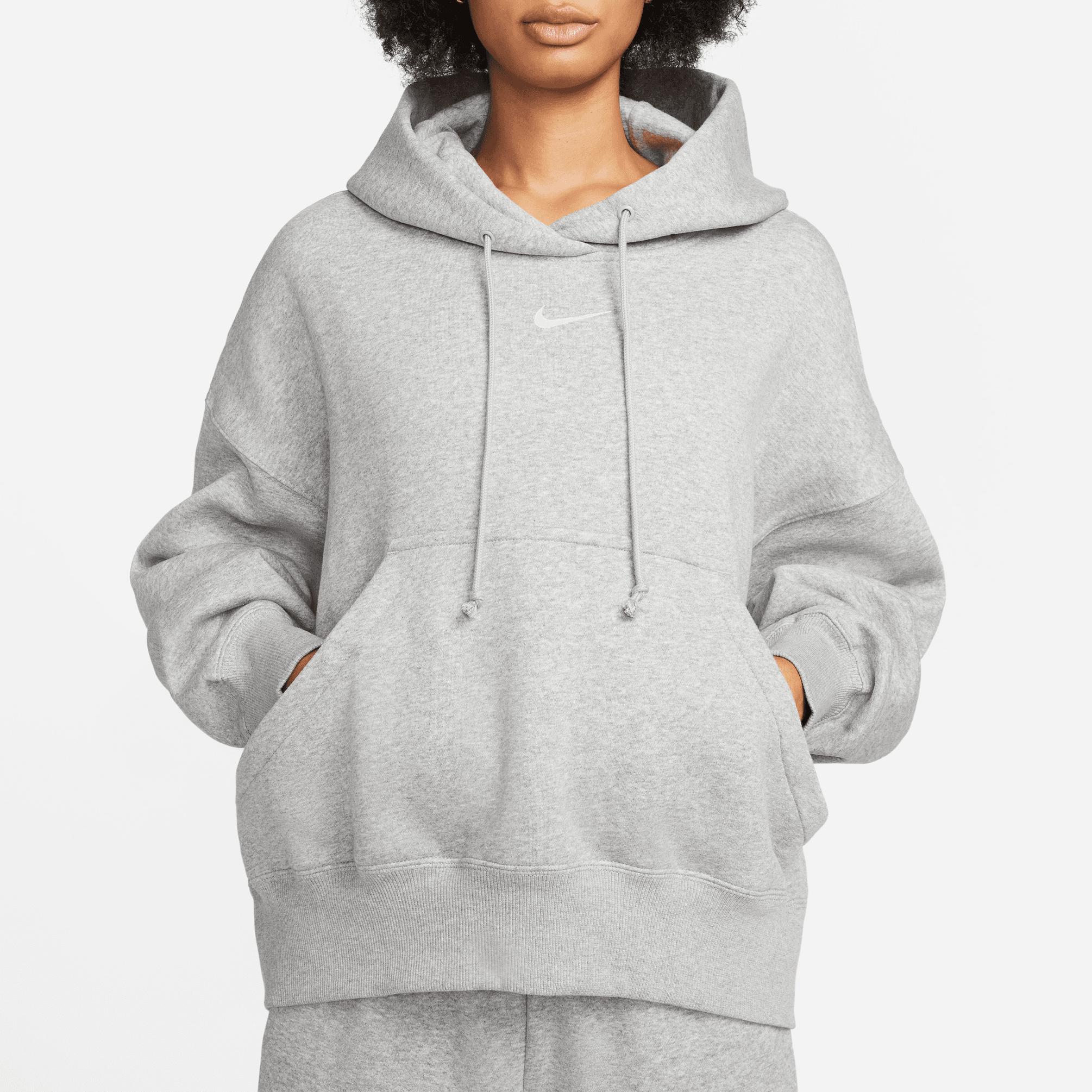  Nike Sportswear Phoenix Fleece Oversize Kadın Gri Hoodie