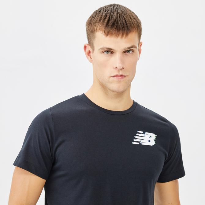  New Balance Solid Erkek Lacivert T-Shirt