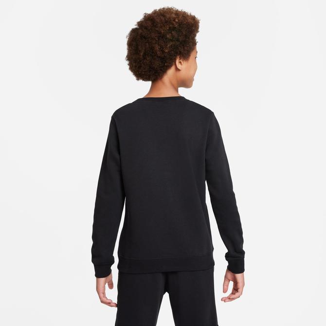  Nike Sportswear Hybrid Çocuk Siyah Sweatshirt